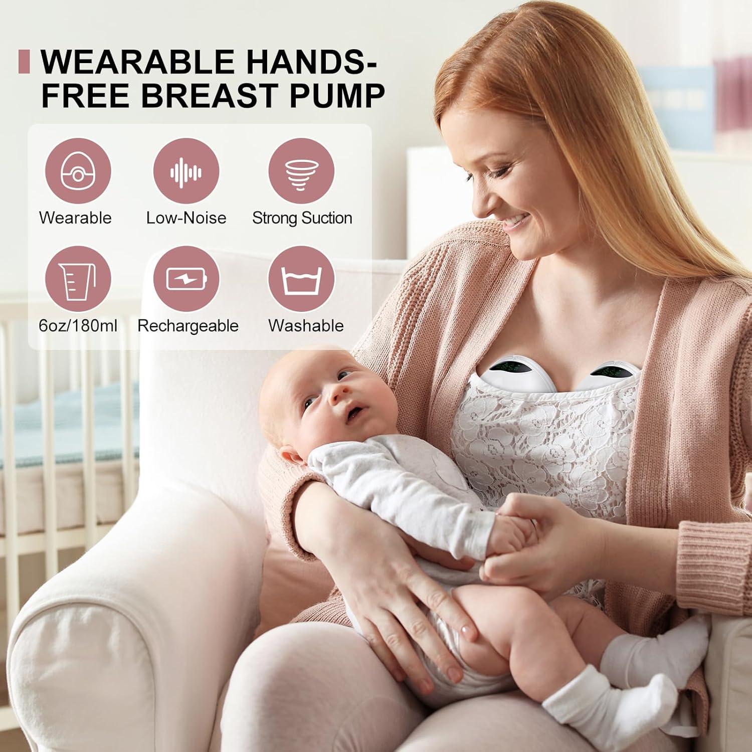 Extractor de Leche Eléctrico BaeMee BE10-WH 4 Modos 9 Niveles