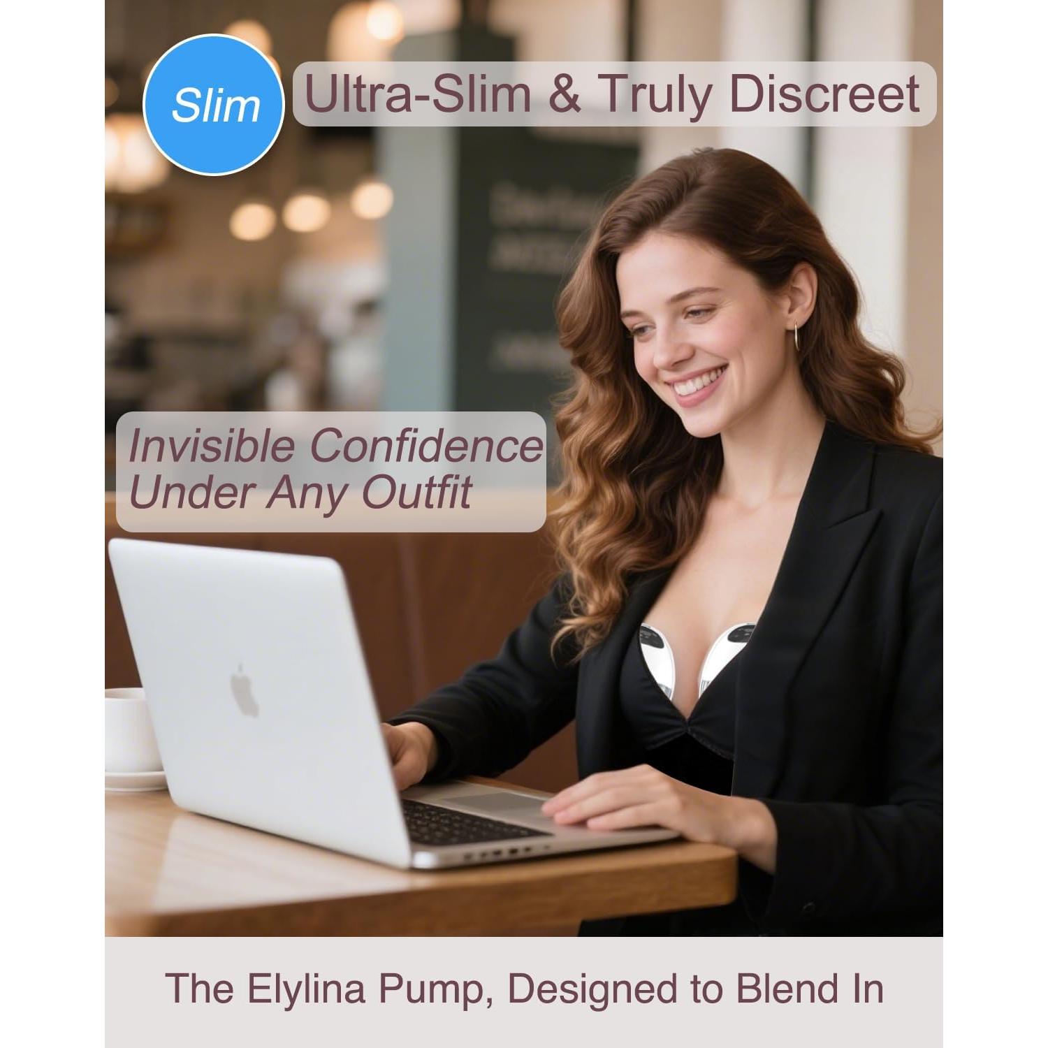 Extractor de Leche Eléctrico Elylina Portátil y Silencioso