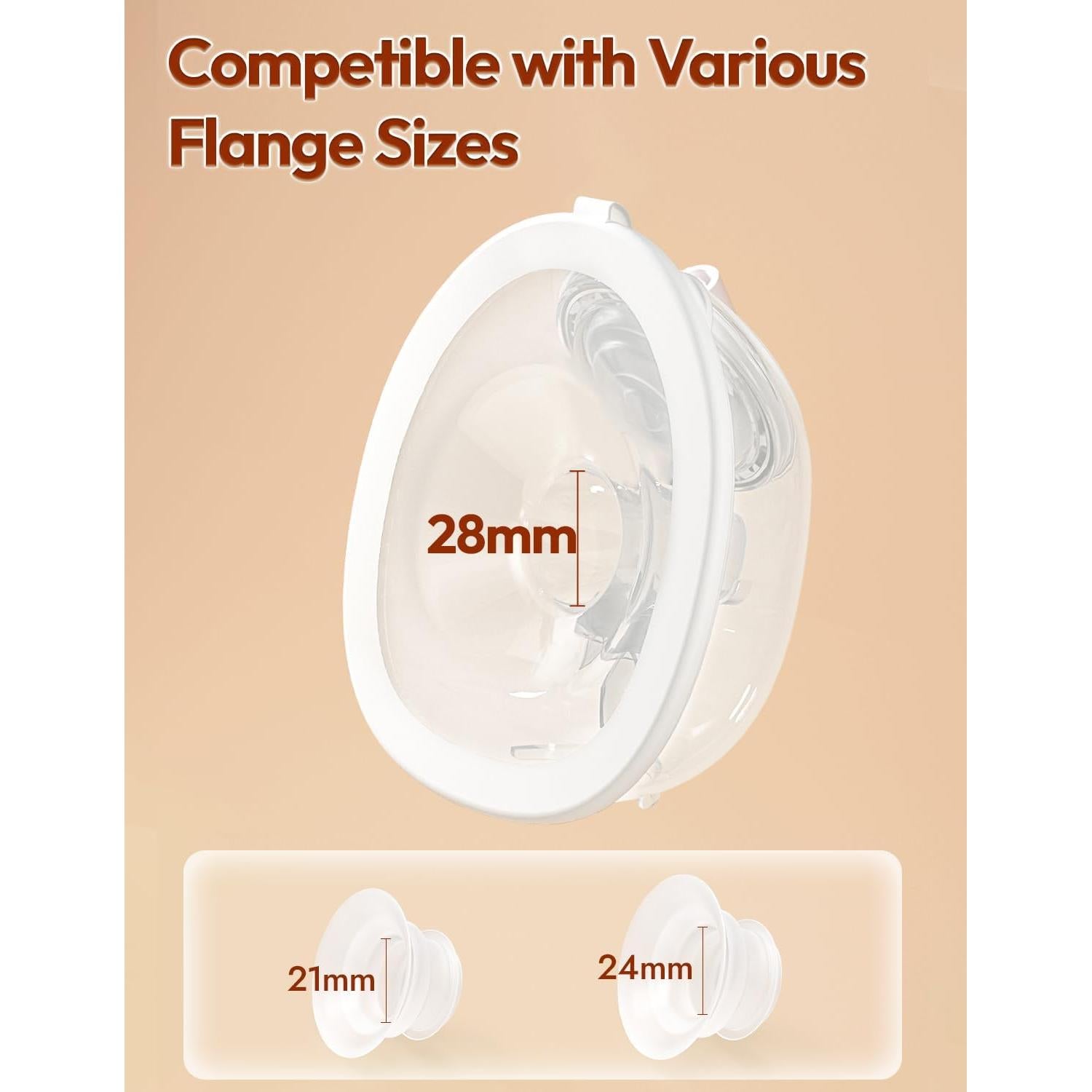 Bomba de Pecho Eléctrica NCVI Manos Libres Doble Taza 21/24mm