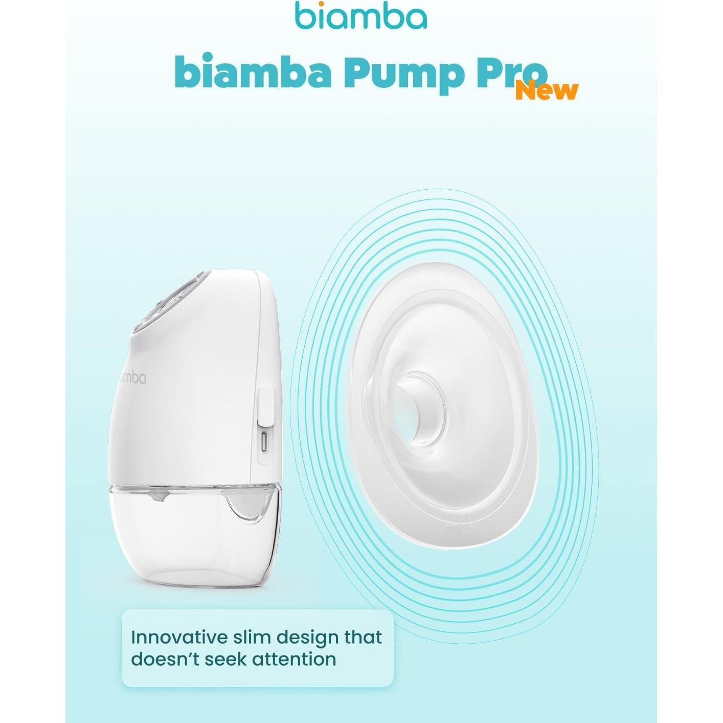 Extractor de Leche Eléctrico Biamba Individual 180ml Manos Libres