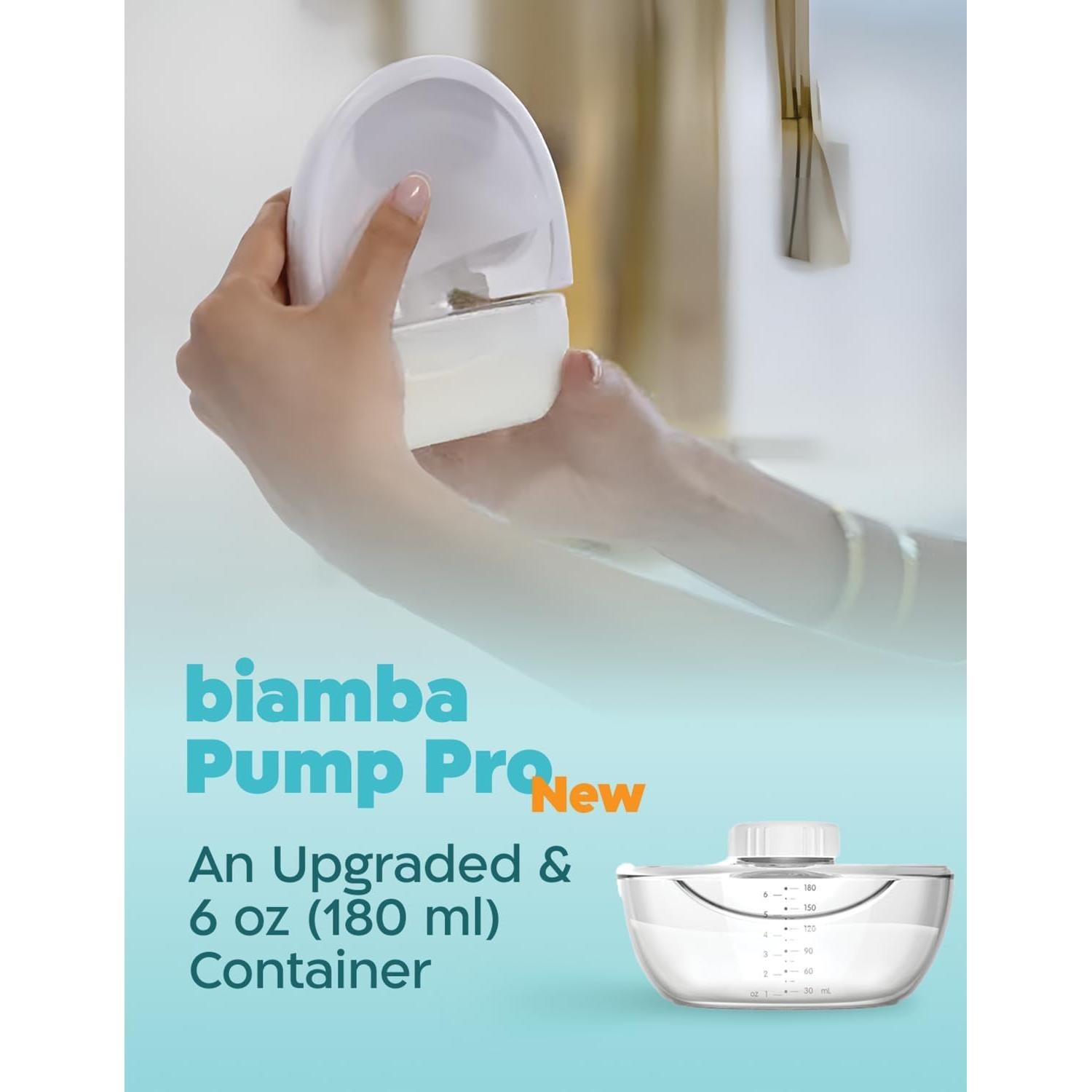 Extractor de Leche Eléctrico Biamba Individual 180ml Manos Libres