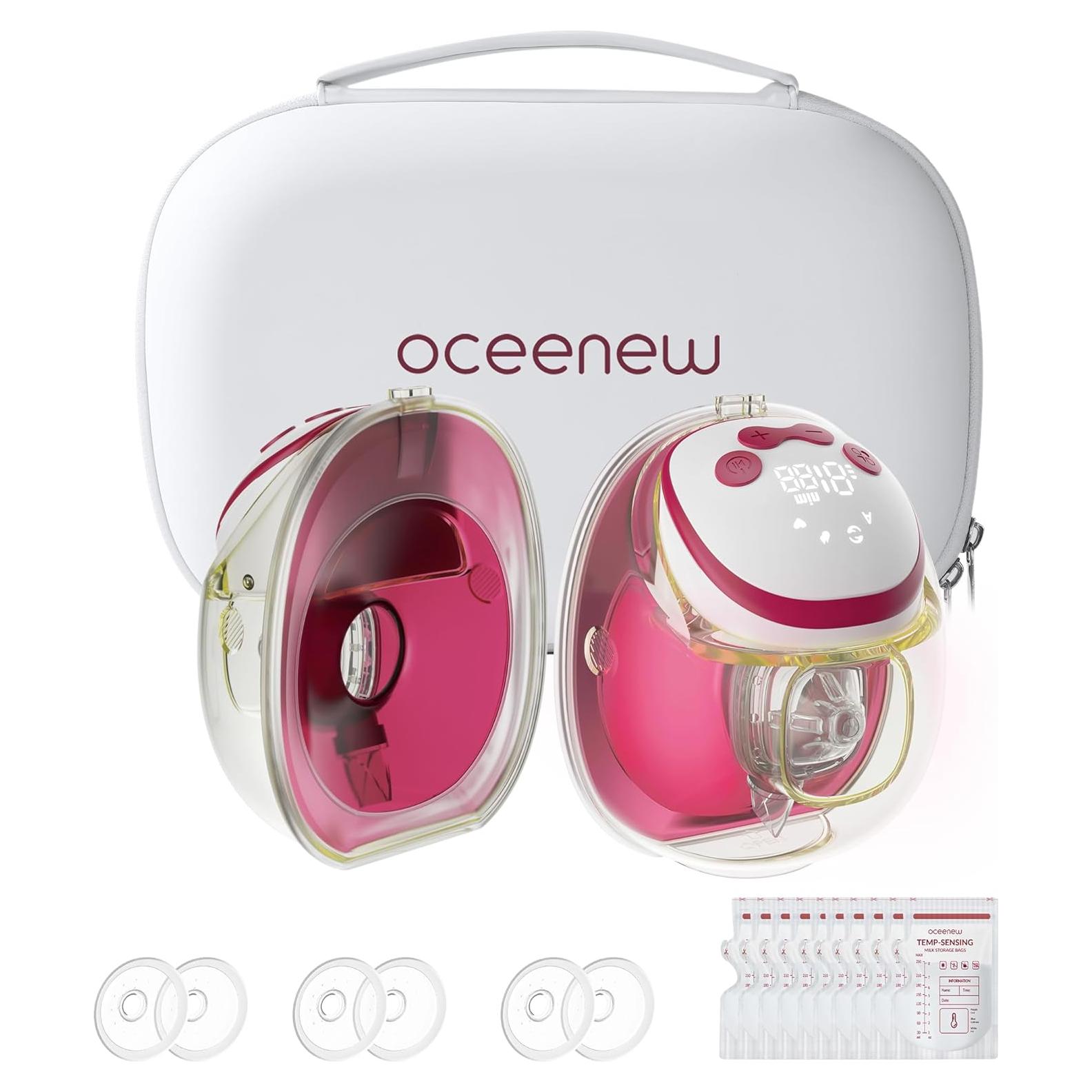 Bomba de Pecho Eléctrica Oceenew W216 4 Modos 15 Niveles