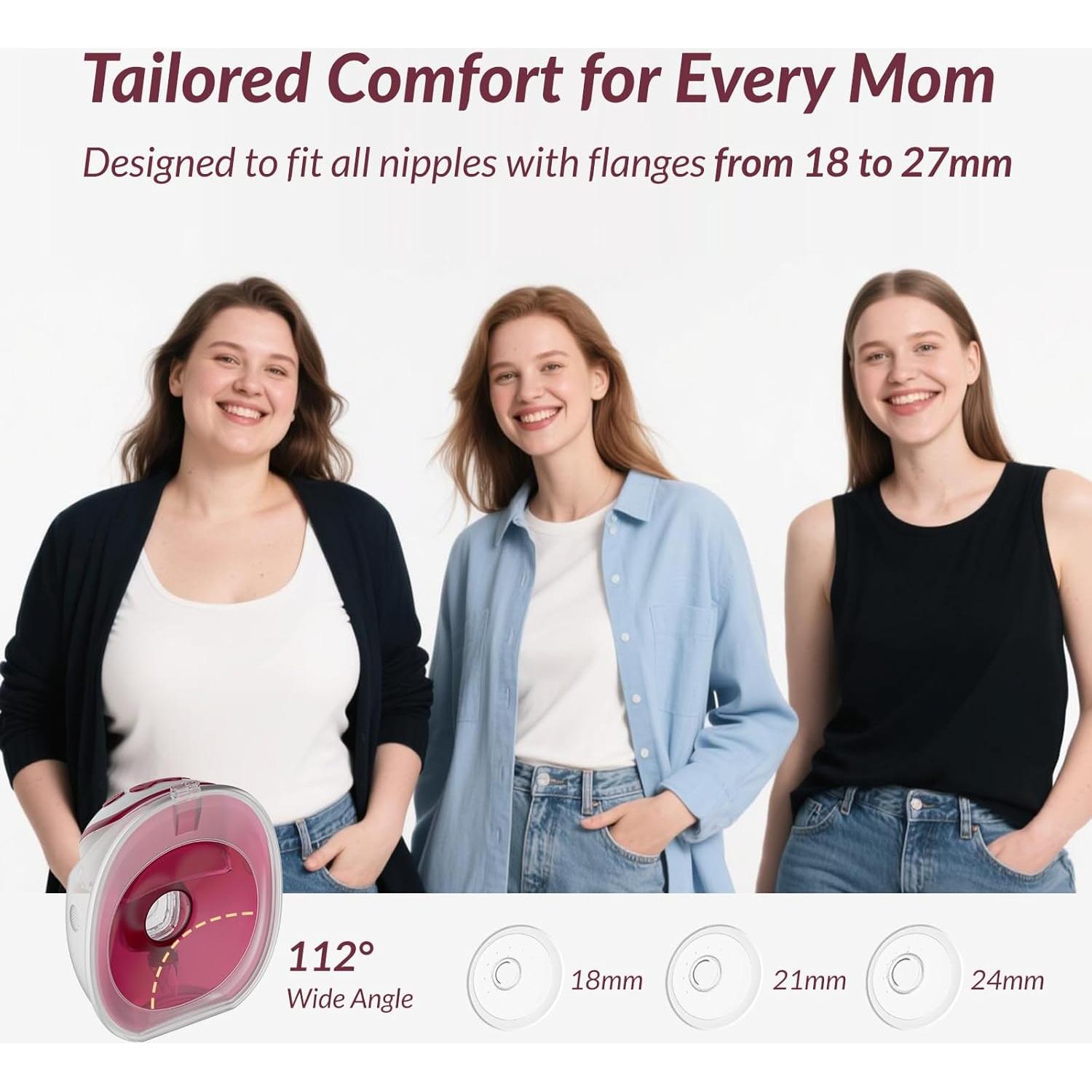 Bomba de Pecho Eléctrica Oceenew W216 4 Modos 15 Niveles