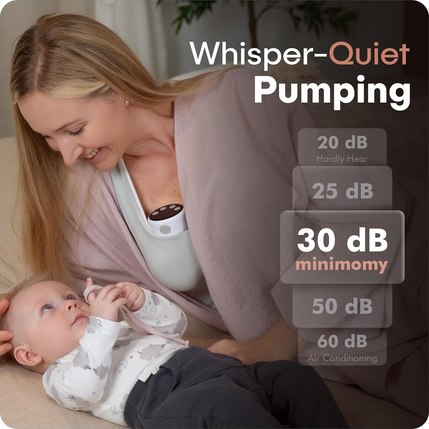 Extractor de Leche Eléctrico Portátil Minimomy Doble Bomba 3 Modos