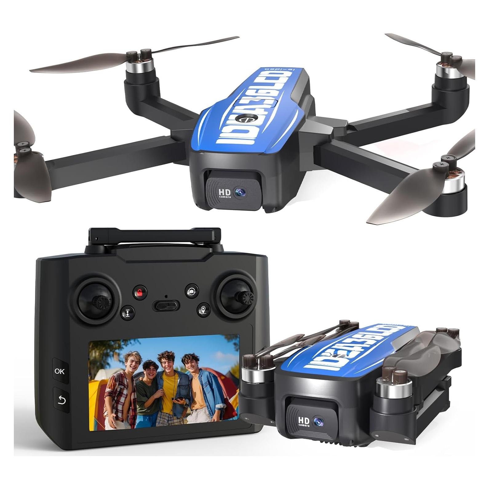 Dron GPS 4K LE-IDEA IDEA36LCD con Pantalla 4.5" y Cámara