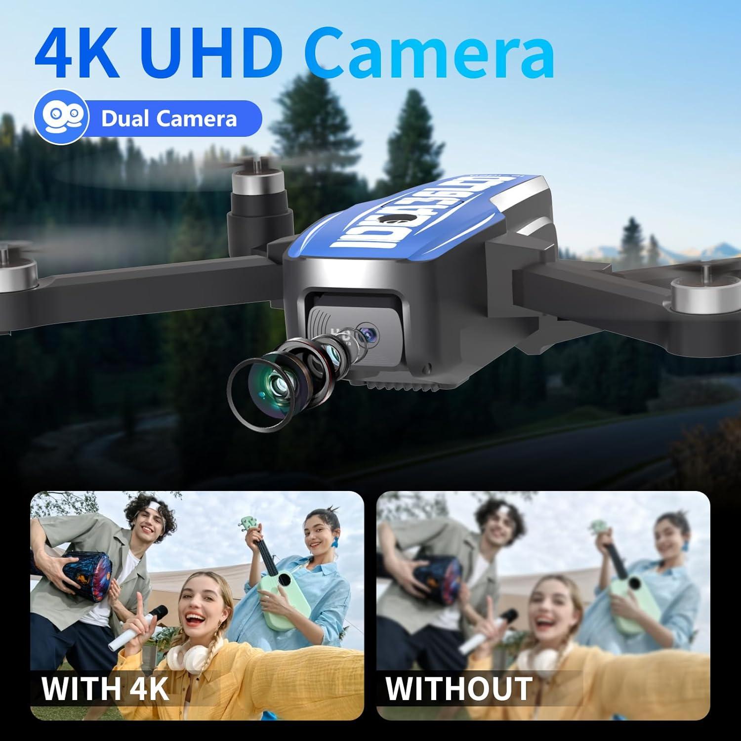 Dron GPS 4K LE-IDEA IDEA36LCD con Pantalla 4.5" y Cámara