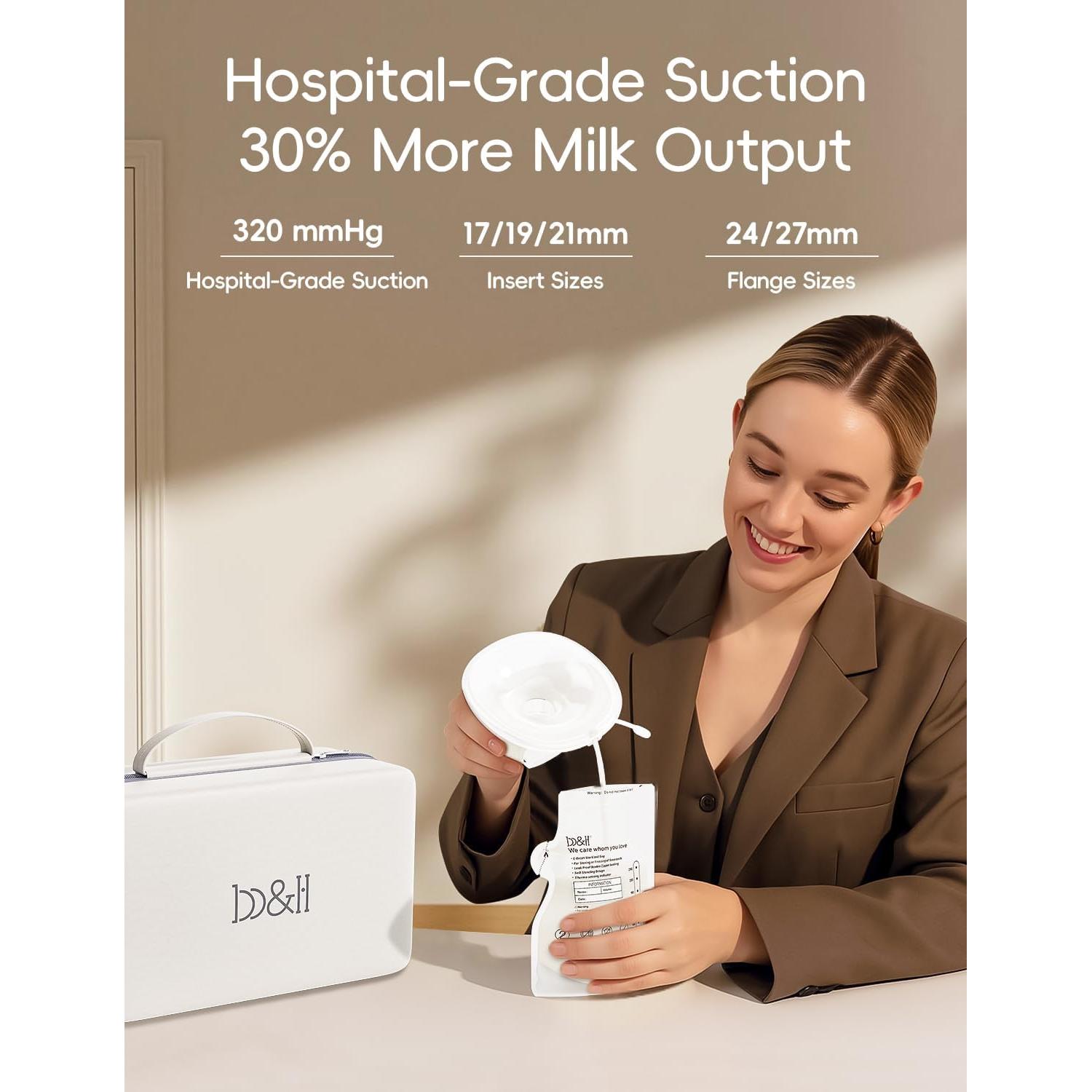 Bomba de Pecho Eléctrica B&H S33 Manos Libres 4 Modos 9 Niveles