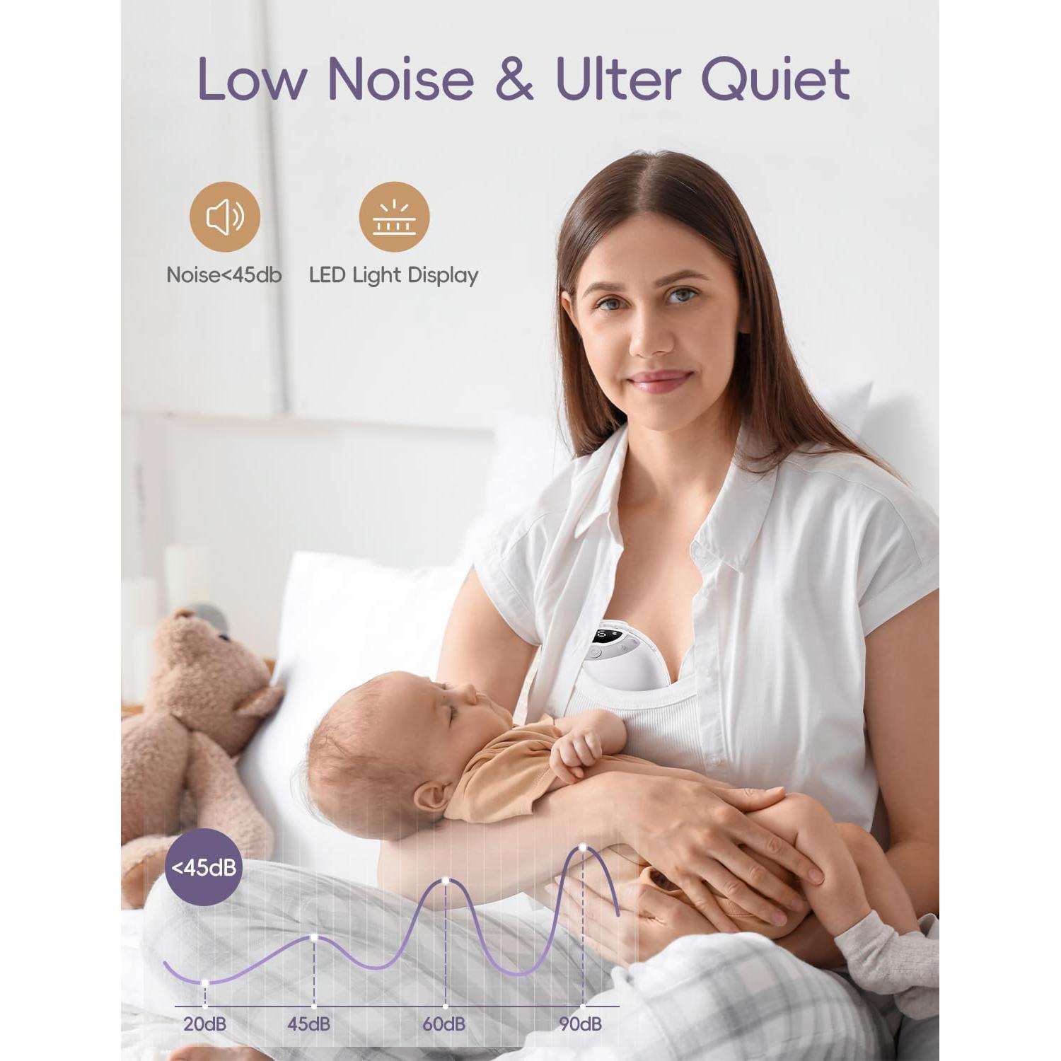 Bomba de Pecho Eléctrica B&H S33 Manos Libres 4 Modos 9 Niveles