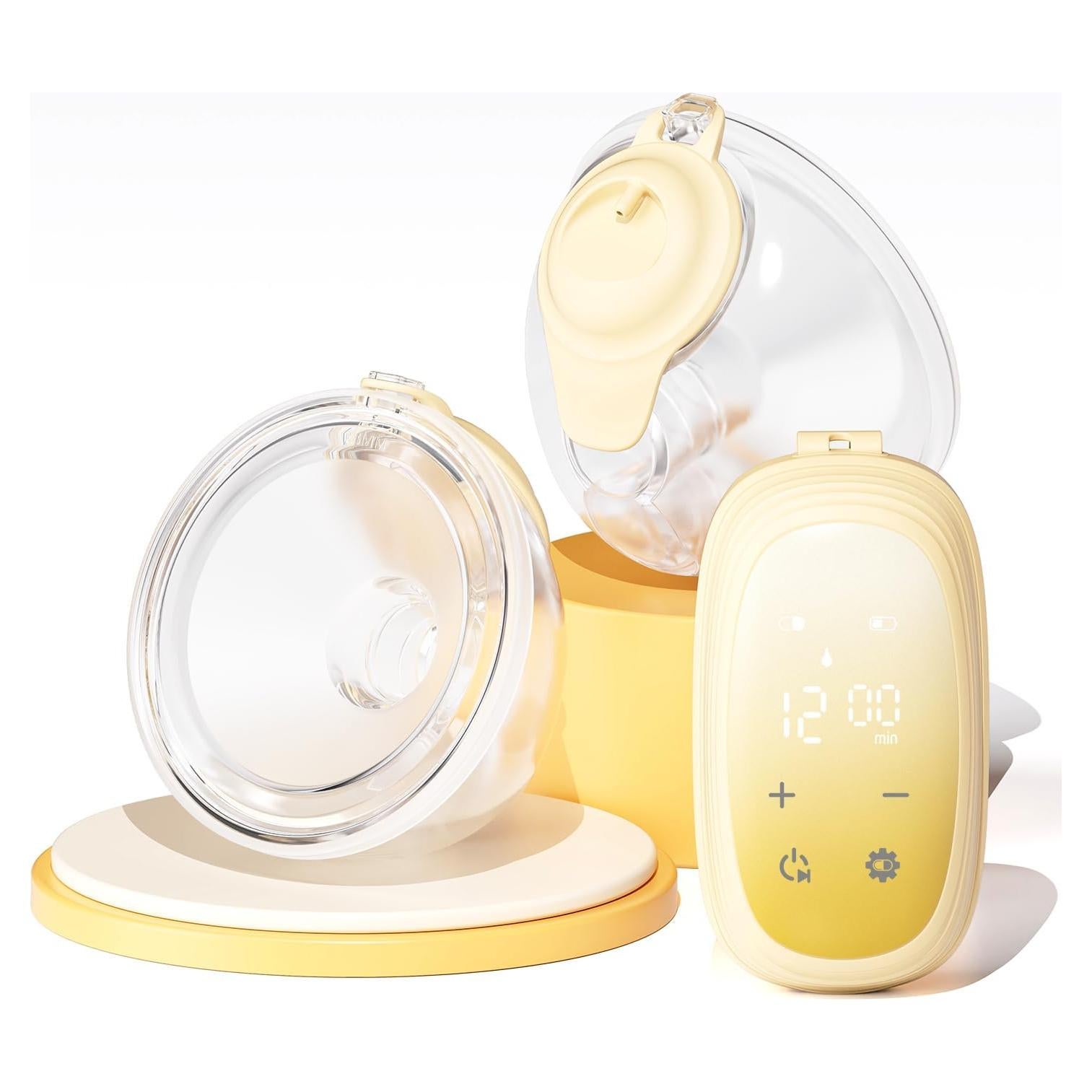 Bomba de Pecho Eléctrica Doble Springhope 3398, 4 Modos Ajustables