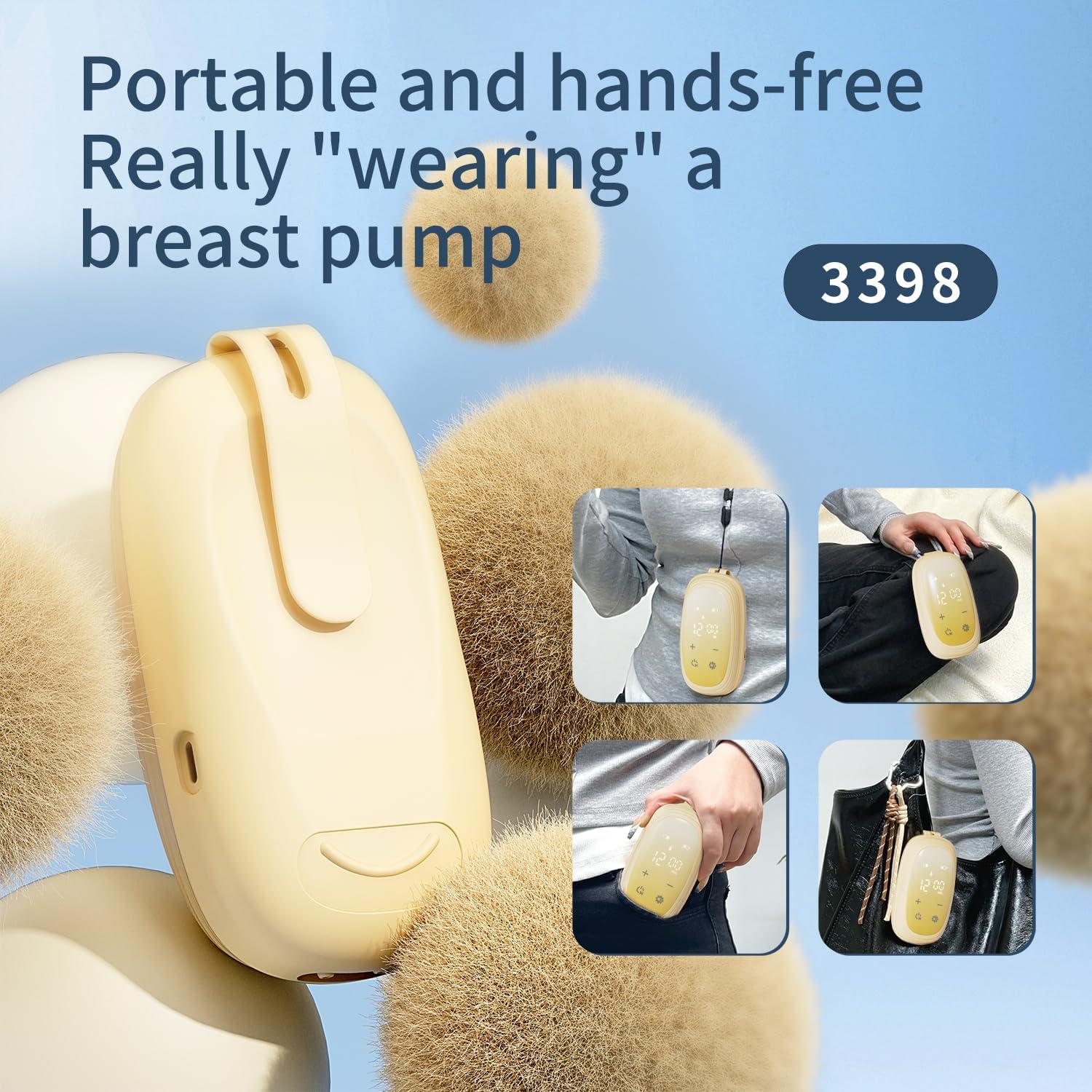 Bomba de Pecho Eléctrica Doble Springhope 3398, 4 Modos Ajustables