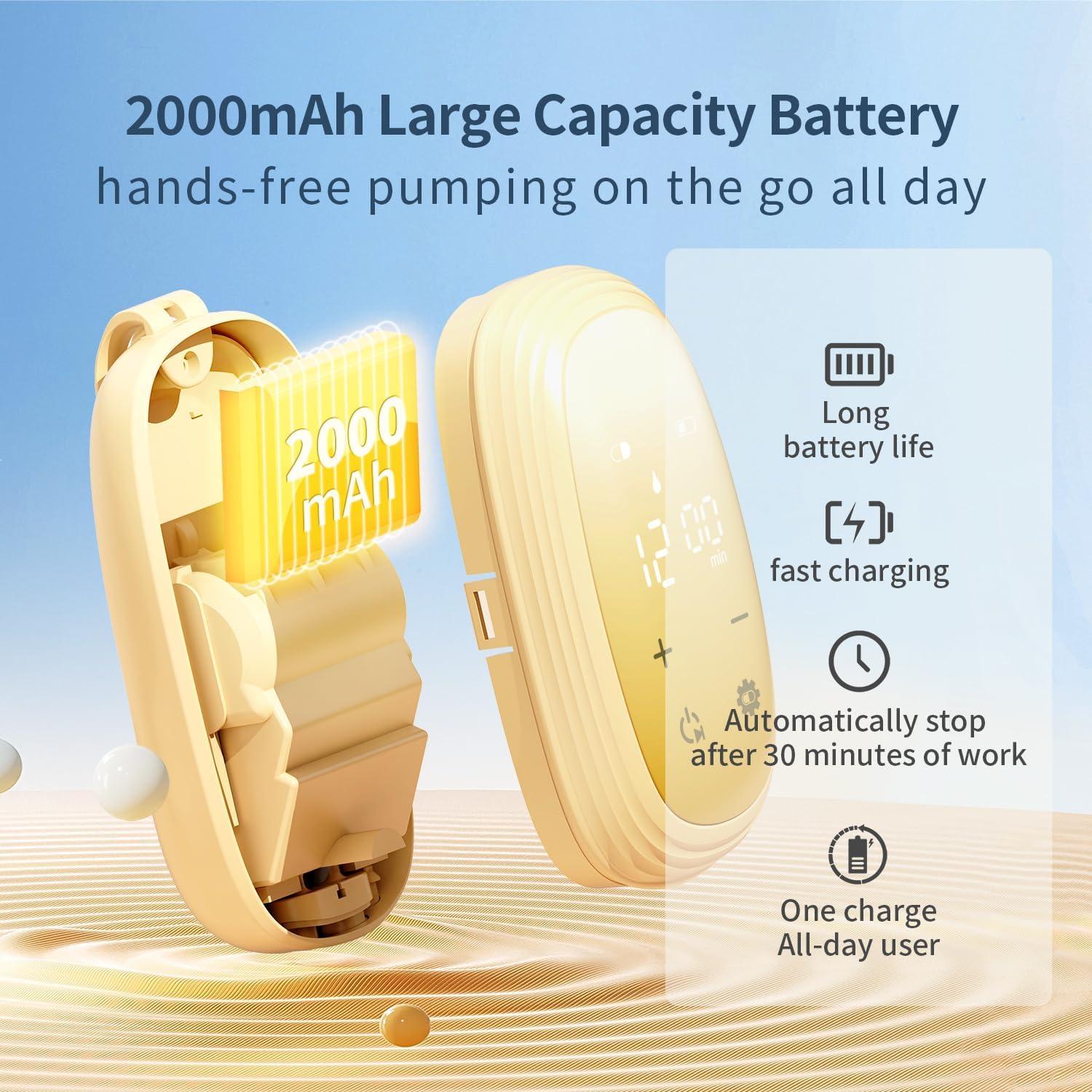 Bomba de Pecho Eléctrica Doble Springhope 3398, 4 Modos Ajustables