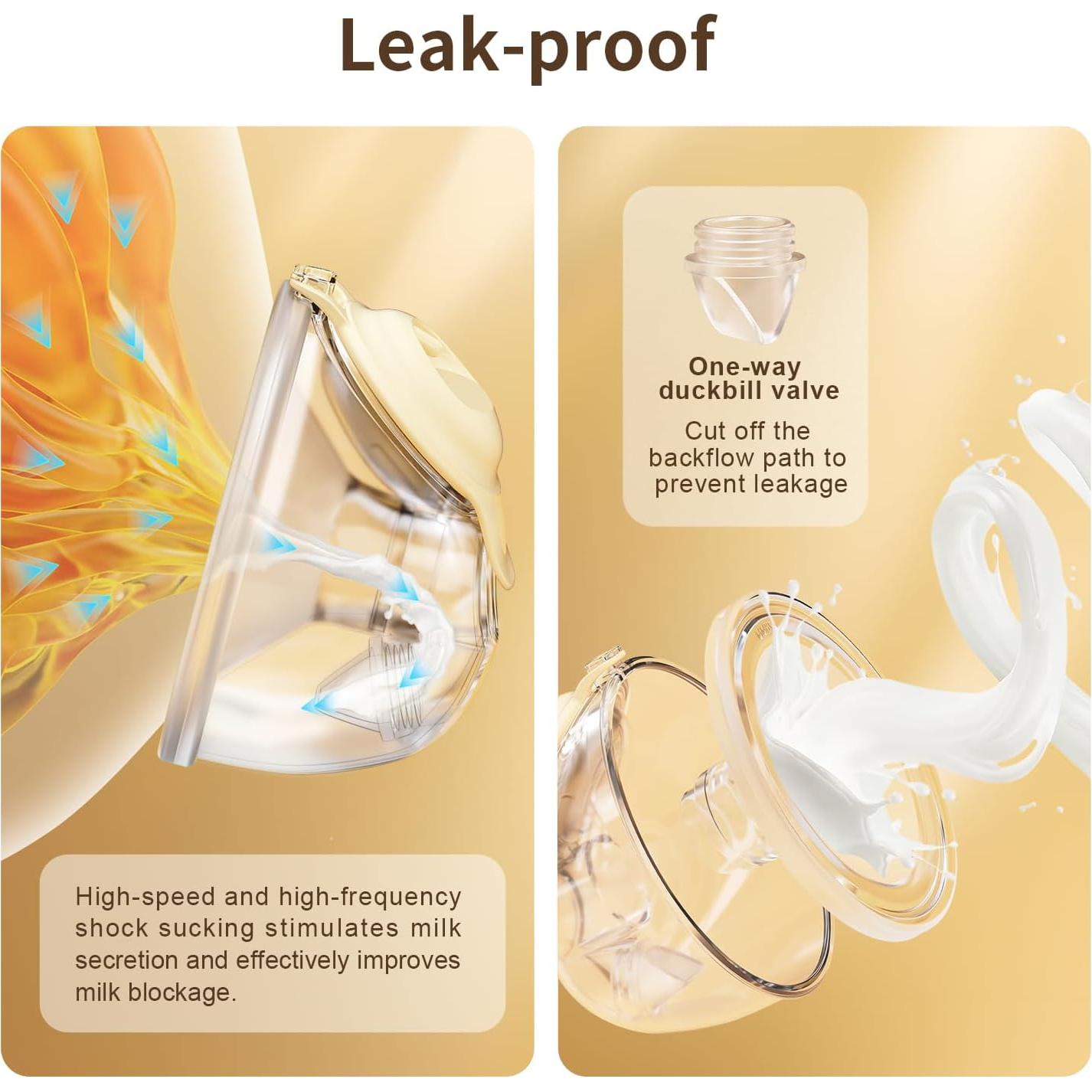 Bomba de Pecho Eléctrica Doble Springhope 3398, 4 Modos Ajustables