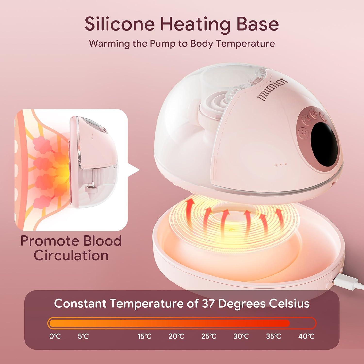 Extractor de Leche Portátil Mumior MY-381 Rosa 24 mm