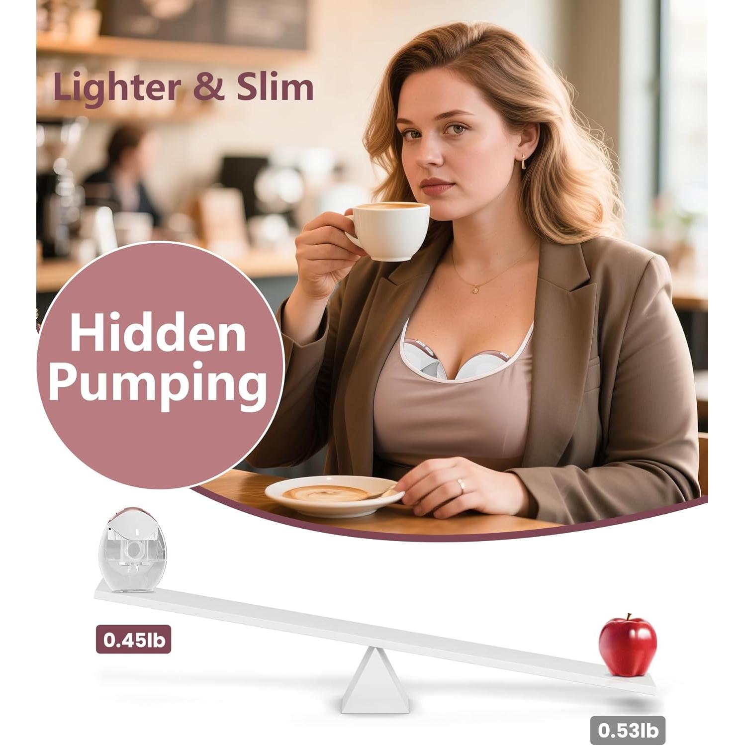 Extractor de Leche Eléctrico YM-806 Portátil 4 Modos 12 Niveles