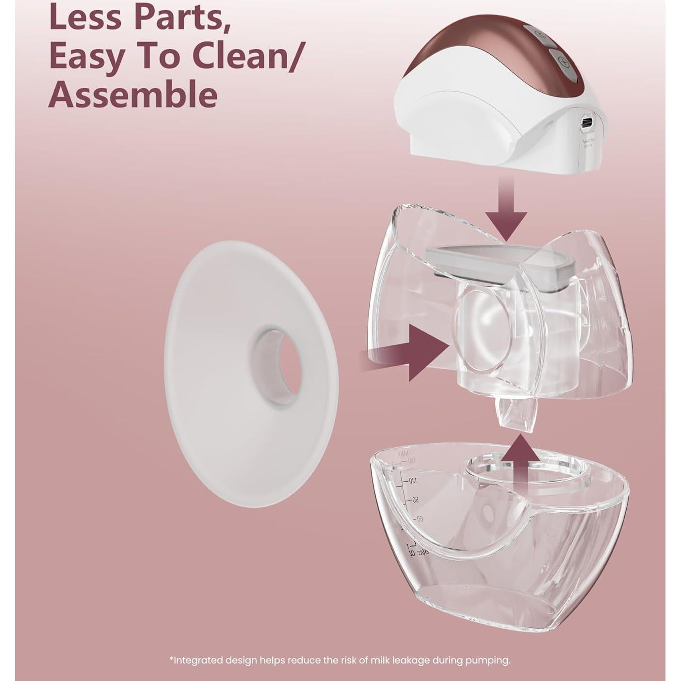 Extractor de Leche Eléctrico YM-806 Portátil 4 Modos 12 Niveles