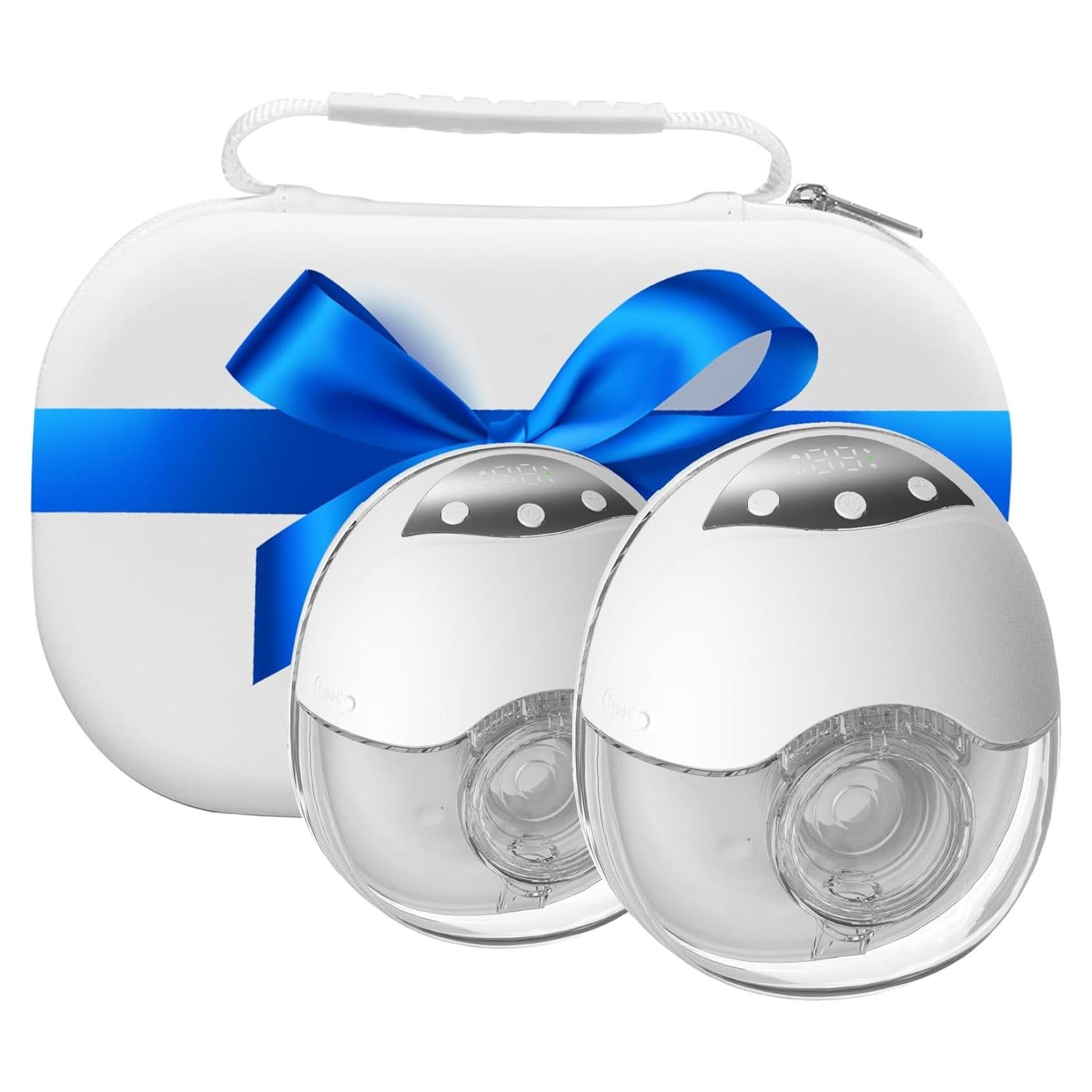 Extractor de Leche Eléctrico Manos Libres 2 Paquetes Flange 19-24mm