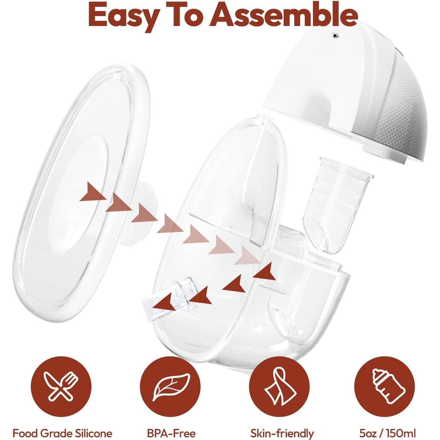 Bomba de Pecho Portátil NCVI 8131 Manos Libres 150 min