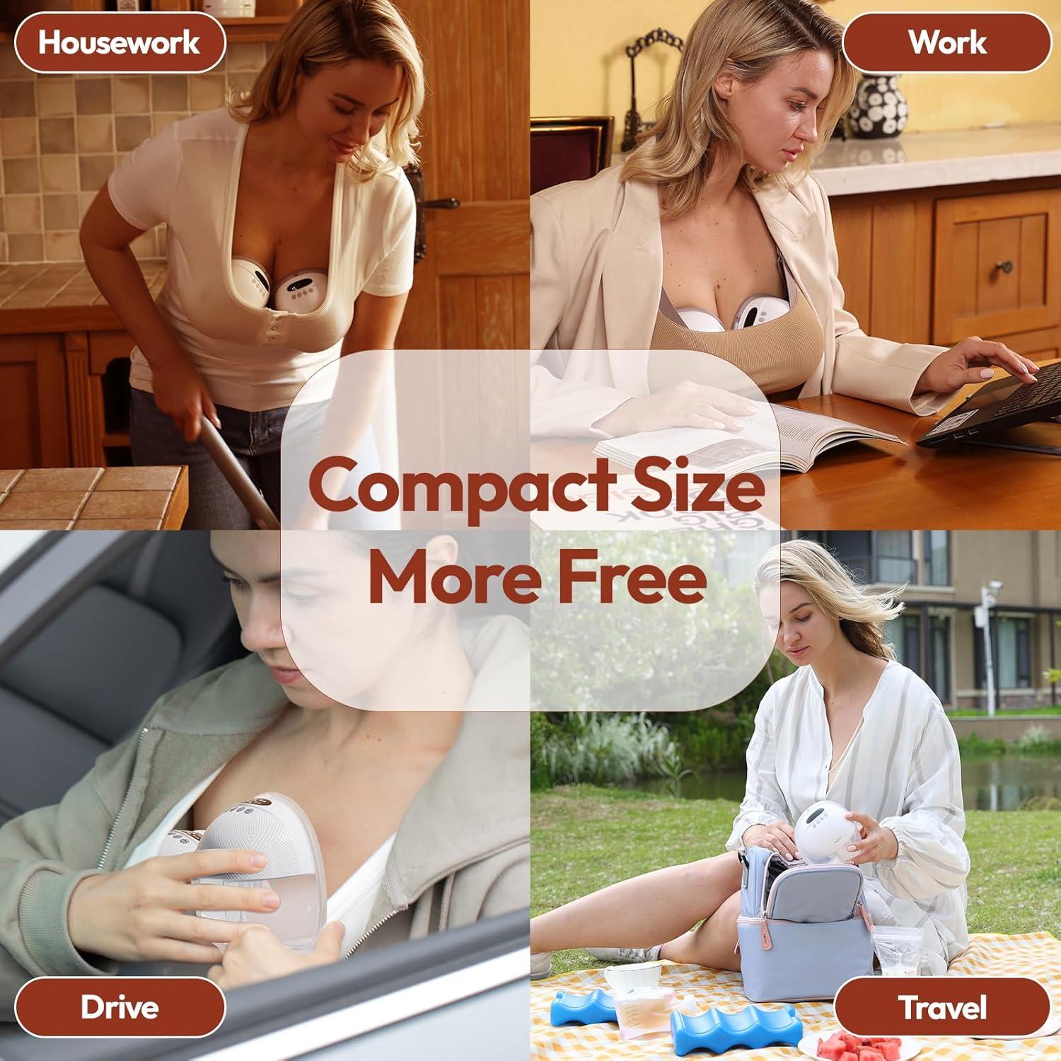 Bomba de Pecho Portátil NCVI 8131 Manos Libres 150 min