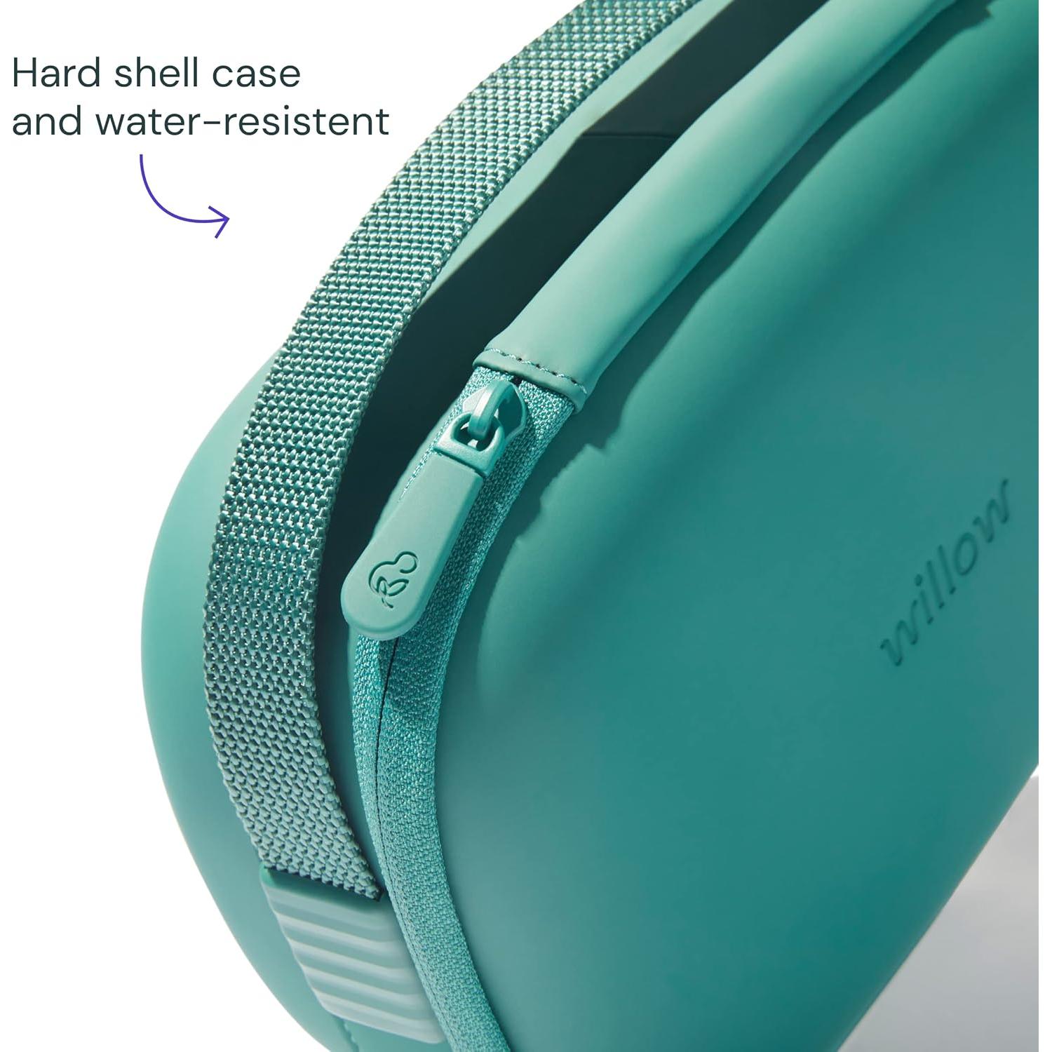 Funda para Extractor de Leche Willow, Verde Azulado, Compacta y Duradera