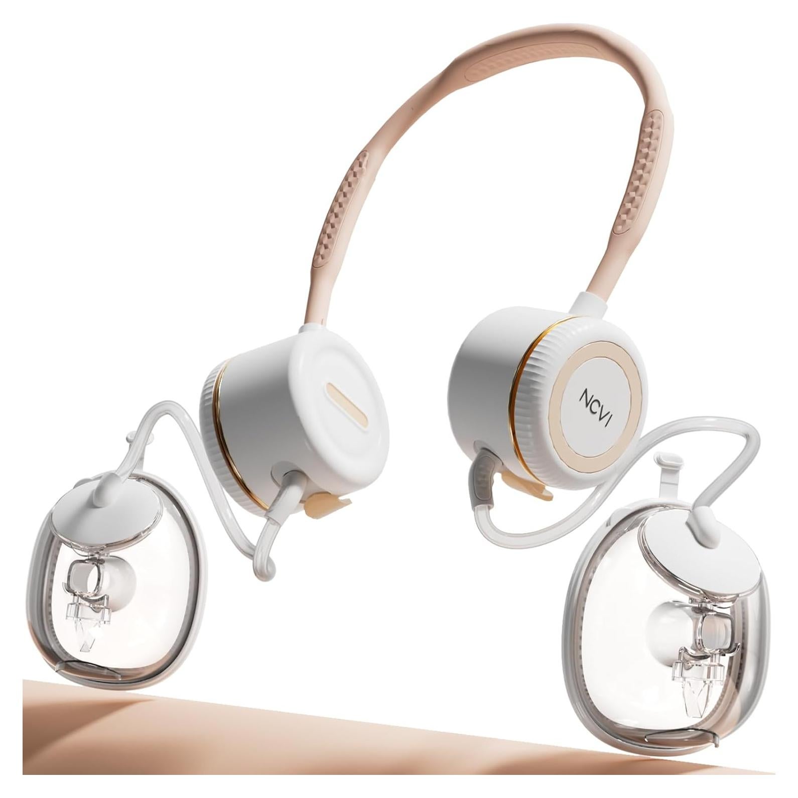 Bomba de Pecho Eléctrica Portátil NCVI con Banda Cuello, 4 Modos