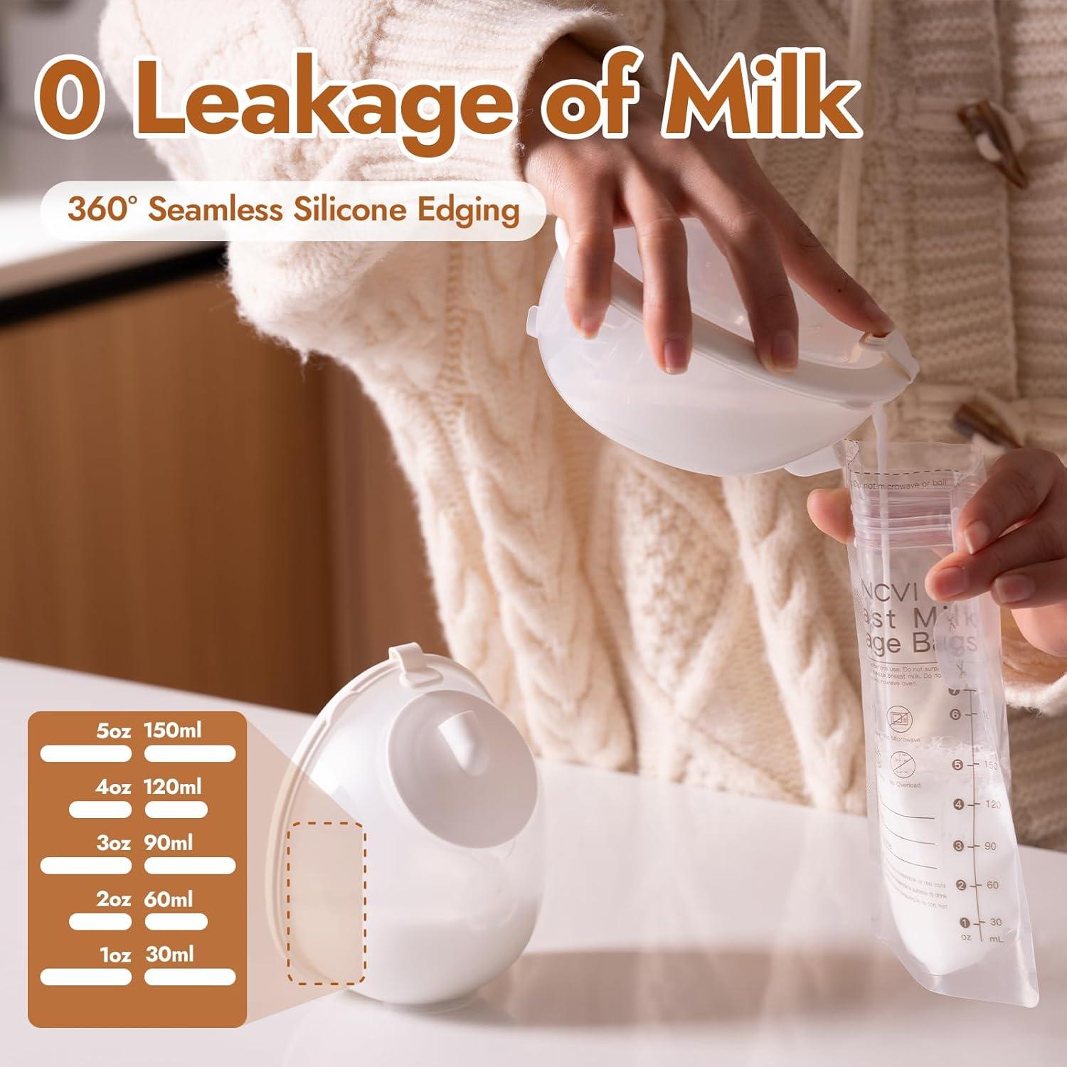 Bomba de Pecho Eléctrica Portátil NCVI con Banda Cuello, 4 Modos