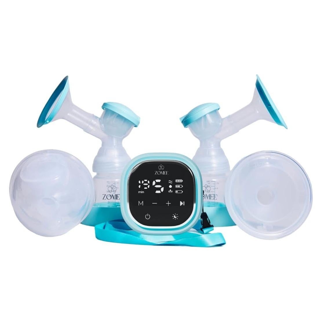 Extractor de Leche Eléctrico Doble Zomee Z2, Portátil, 3 Modos