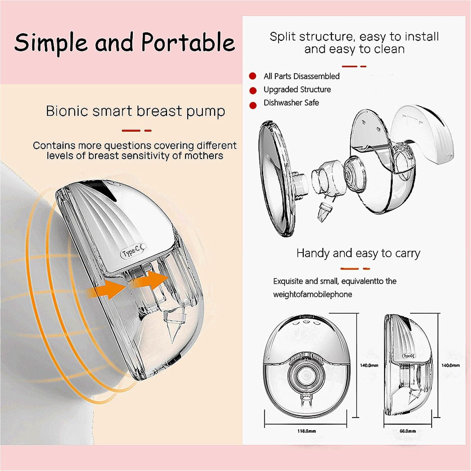Extractor de Leche Eléctrico Junyako MY-375 4 Modos 12 Niveles