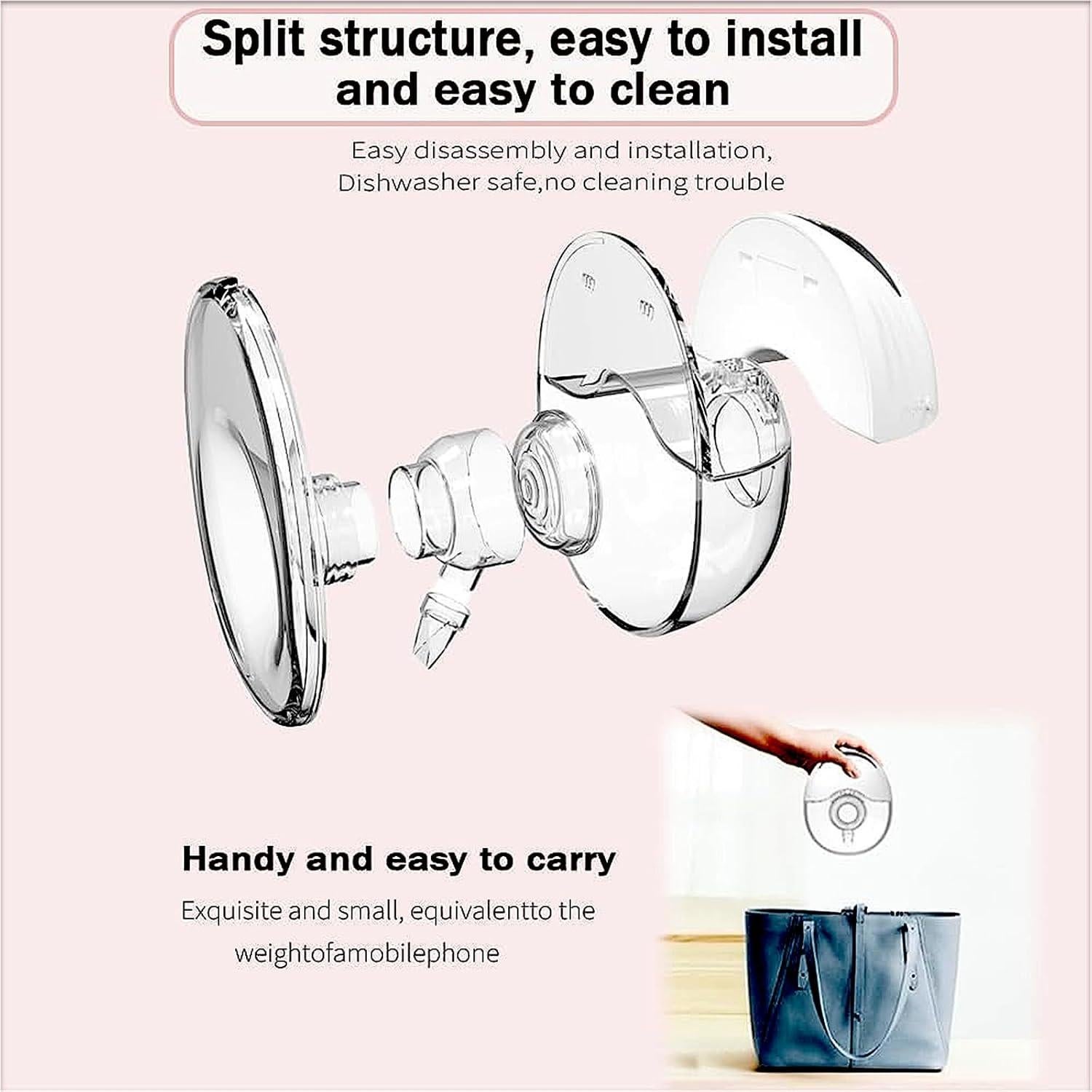 Extractor de Leche Eléctrico Junyako MY-375 4 Modos 12 Niveles