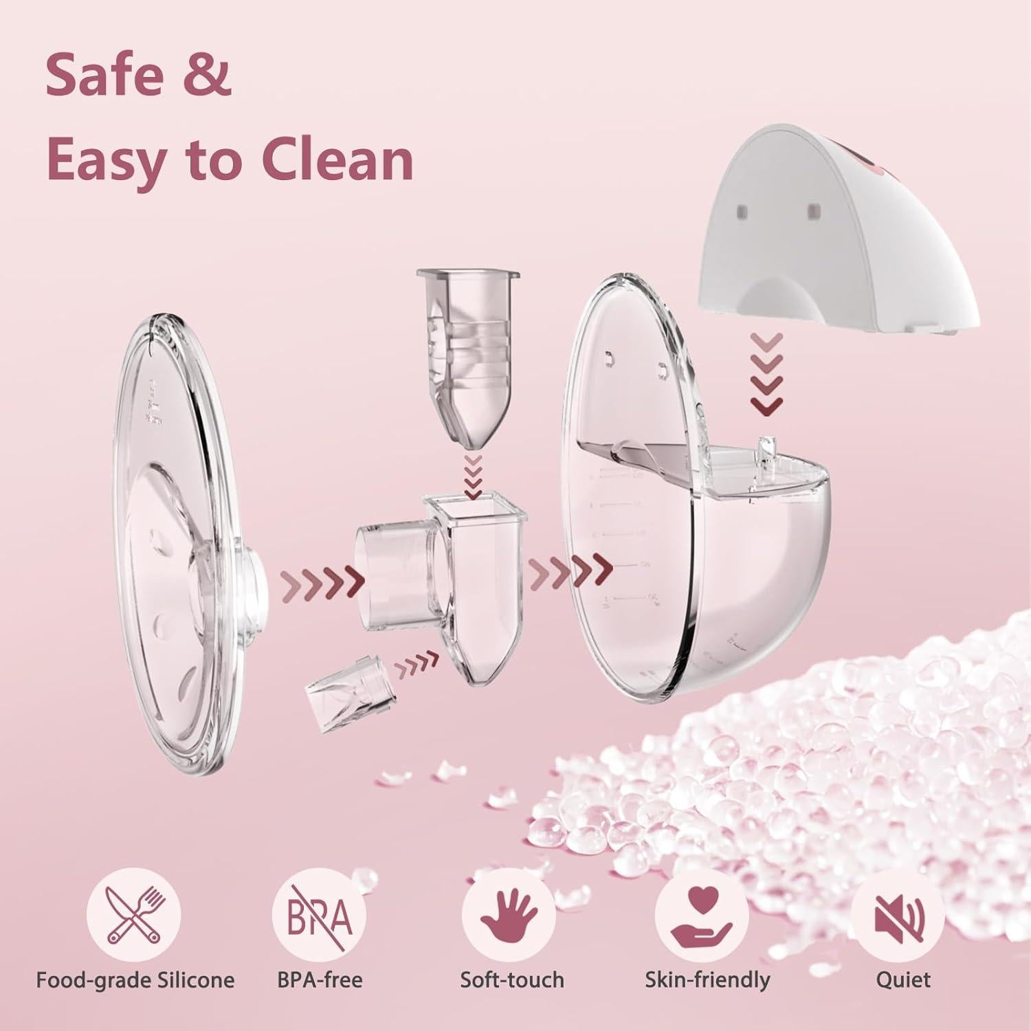 Bomba de Pecho Eléctrica Doble YXYaoZhengYiGeYi, 4 Modos, 12 Niveles