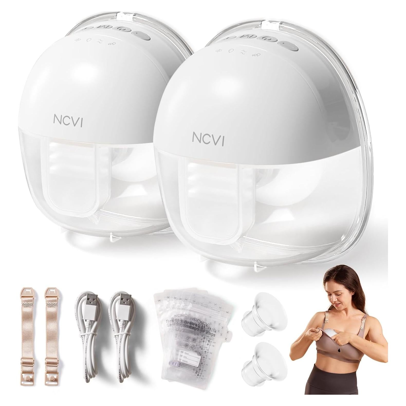 Bomba de Pecho Portátil NCVI 8111 Inalámbrica 4 Modos 9 Niveles