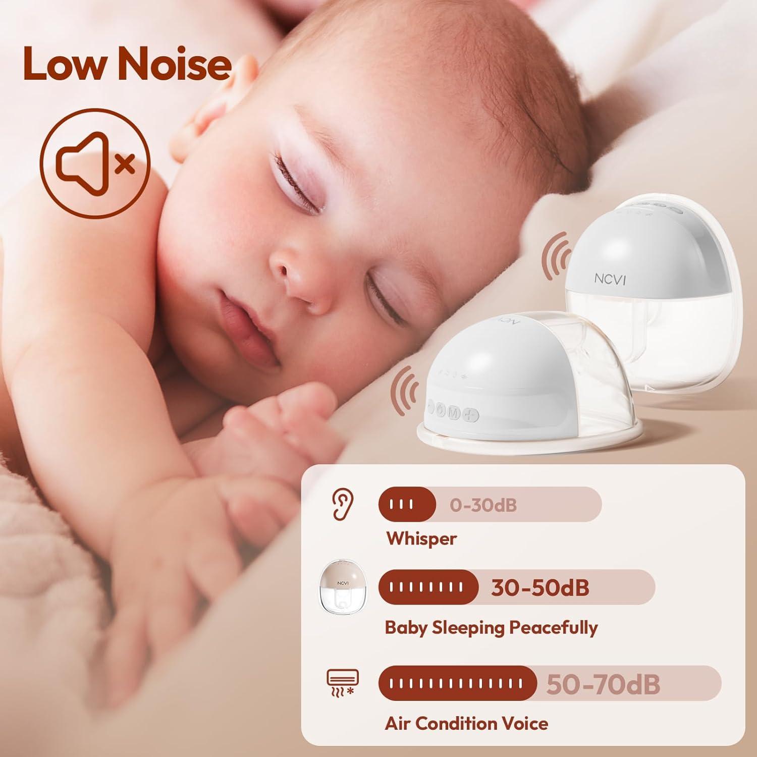 Bomba de Pecho Portátil NCVI 8111 Inalámbrica 4 Modos 9 Niveles