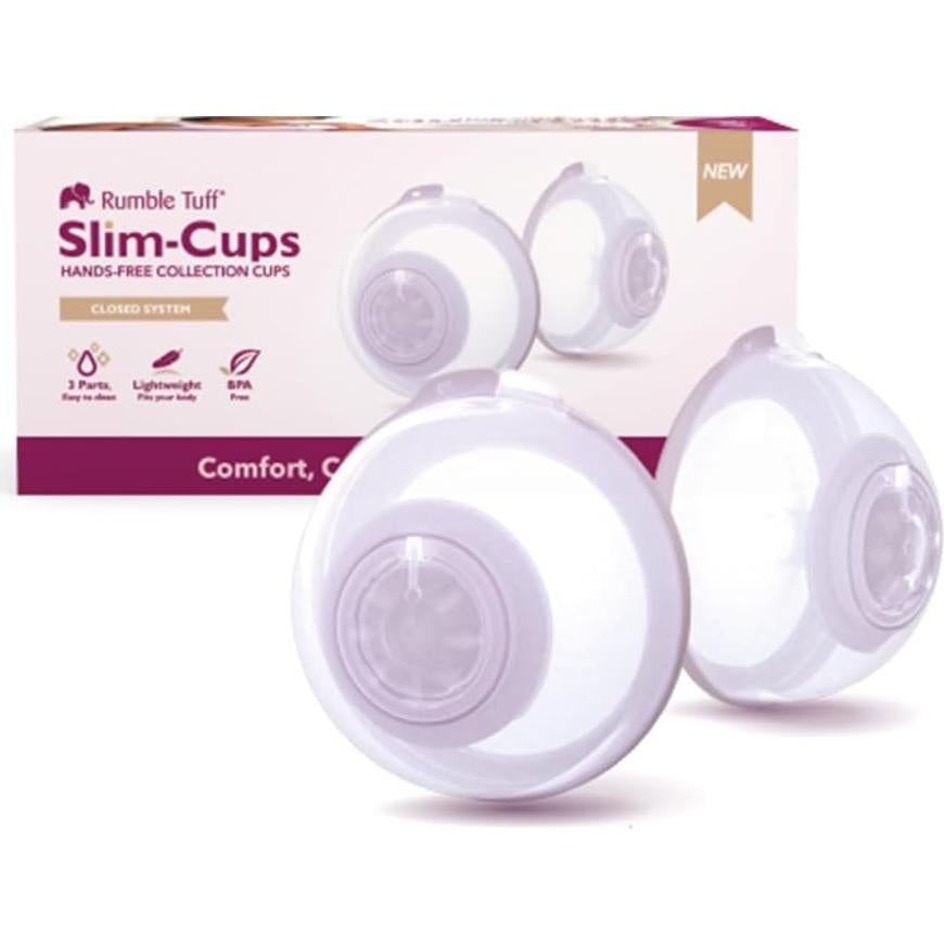 Copas Slim Rumble Tuff para Lactancia Manos Libres 5oz
