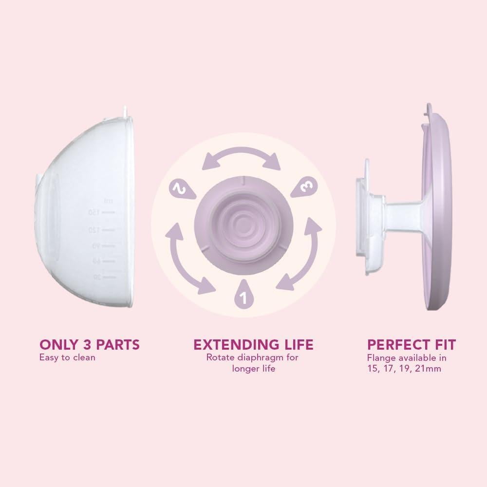 Copas Slim Rumble Tuff para Lactancia Manos Libres 5oz