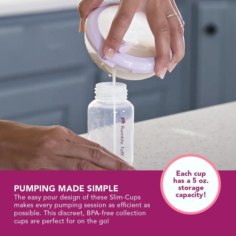 Copas Slim Rumble Tuff para Lactancia Manos Libres 5oz