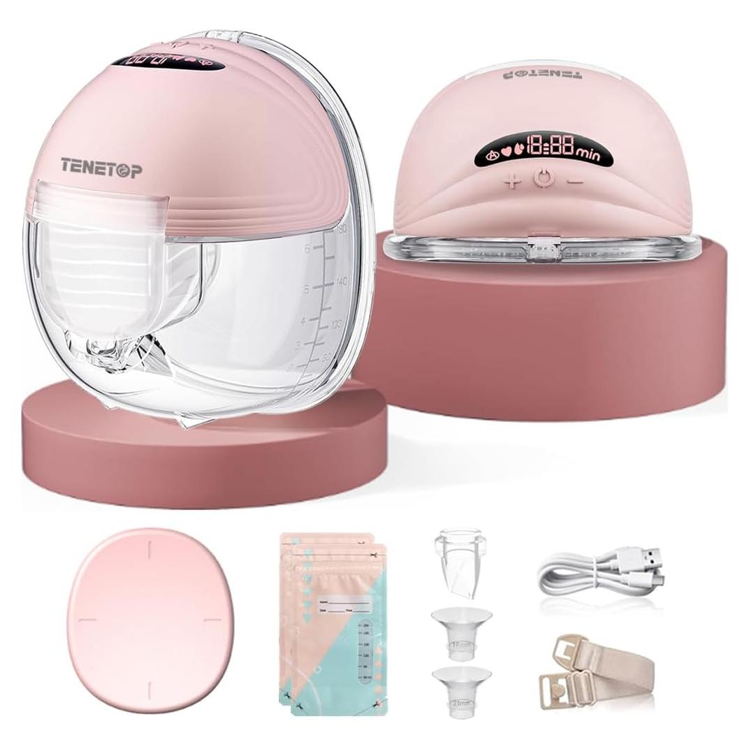 Extractor de Leche Eléctrico TENETOP XNQ002 2 Pcs Manos Libres