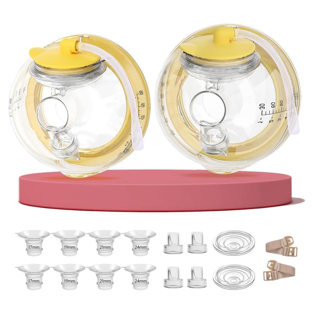 Tazas de colección manos libres Medela 27mm + 4 insertos
