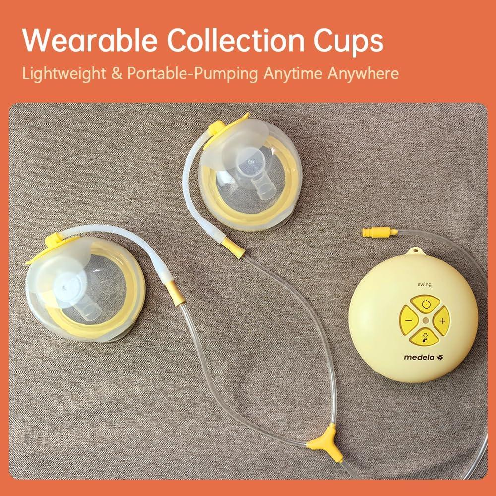 Tazas de colección manos libres Medela 27mm + 4 insertos