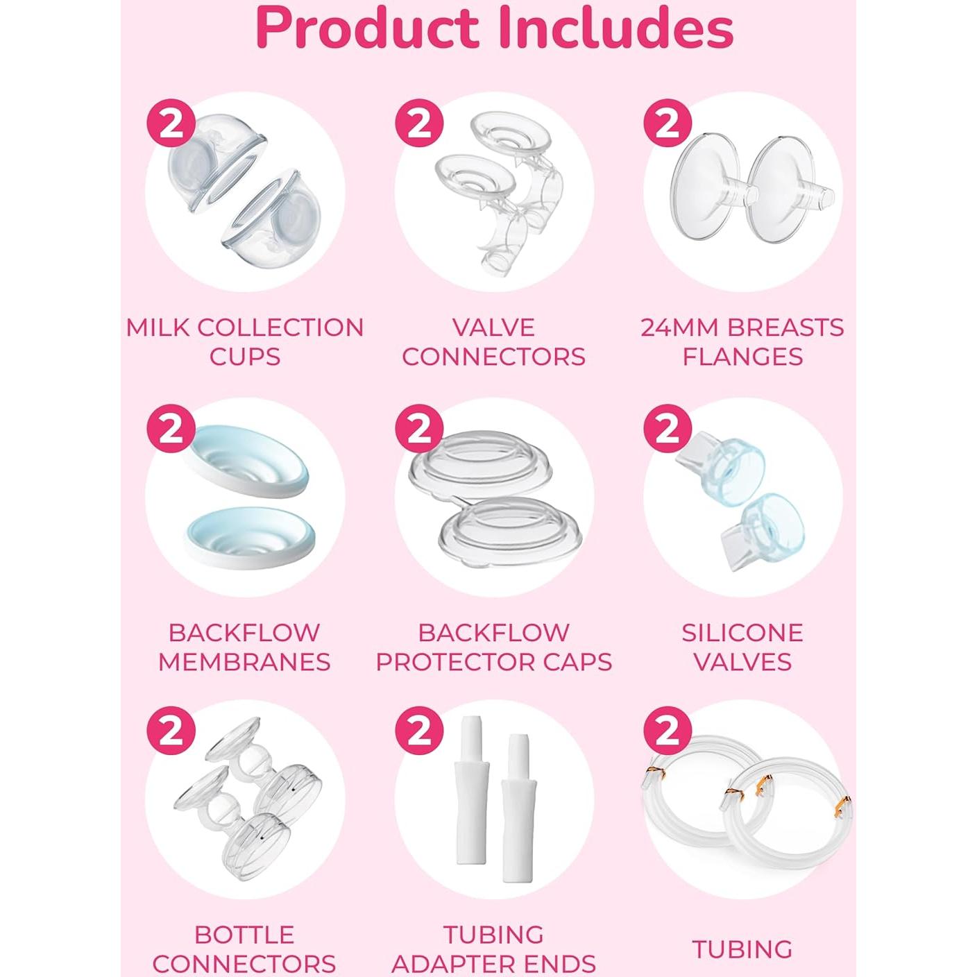 CaraCups Spectra - Colección de Leche Portátil 24mm