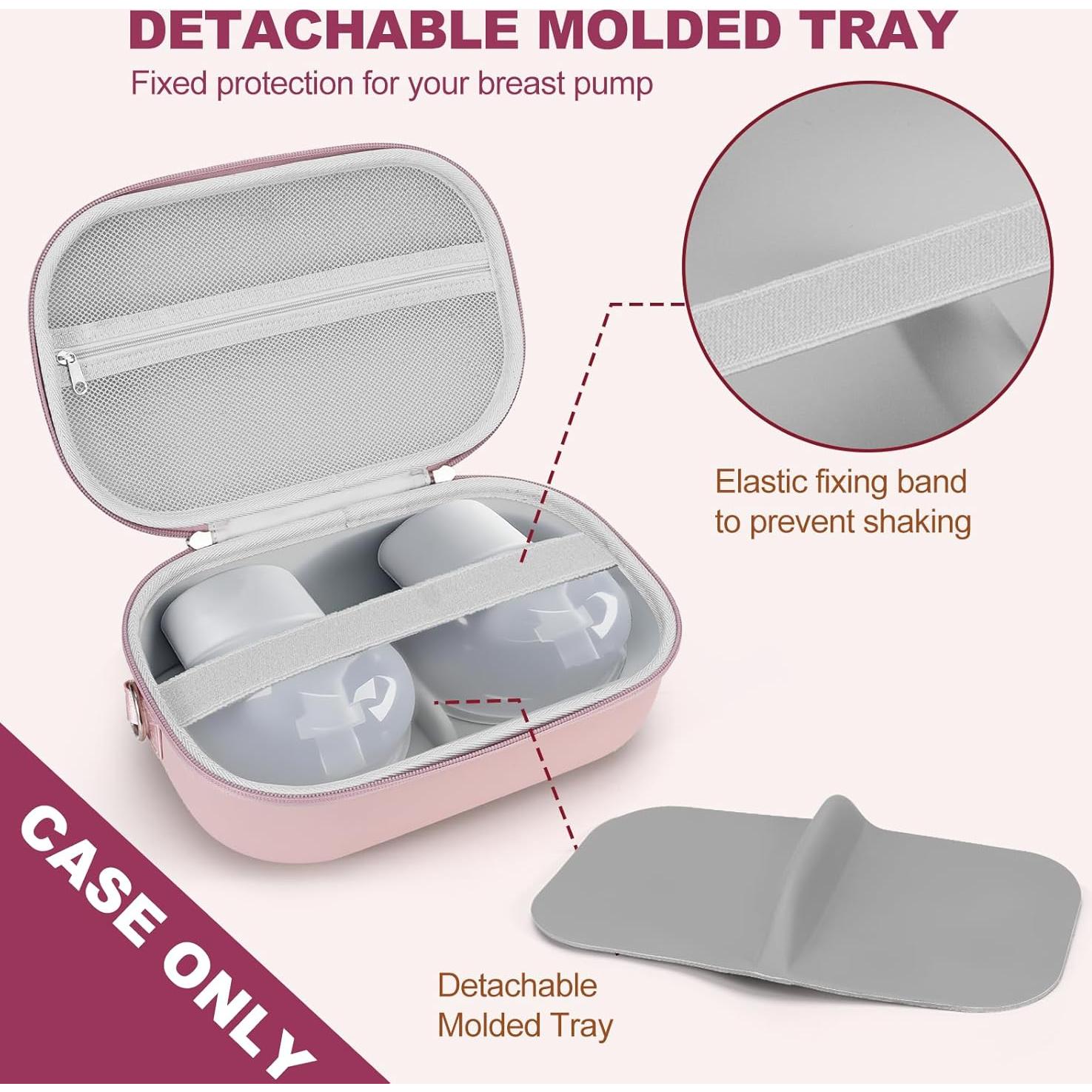 Bolsa de Transporte para Extractor de Leche Momcozy Rosa