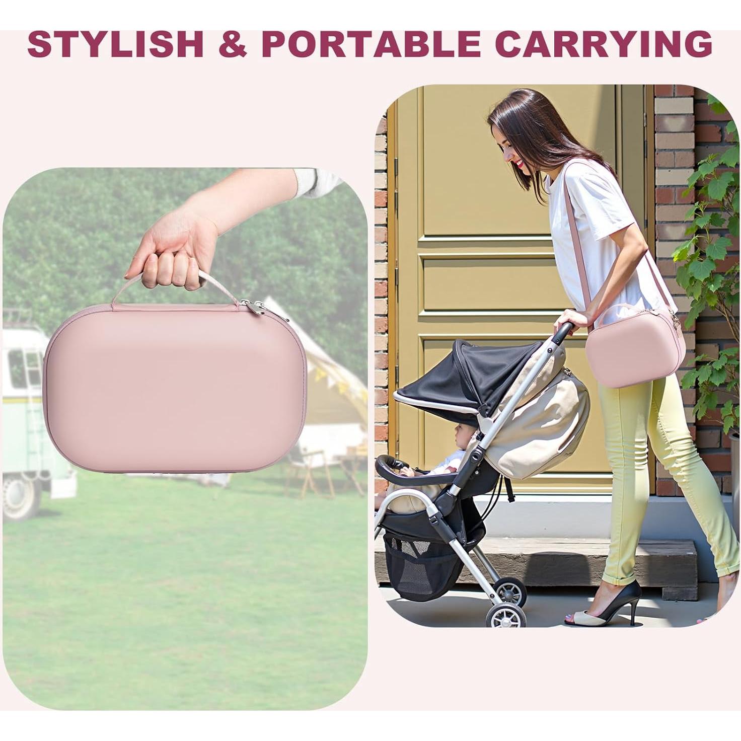 Bolsa de Transporte para Extractor de Leche Momcozy Rosa