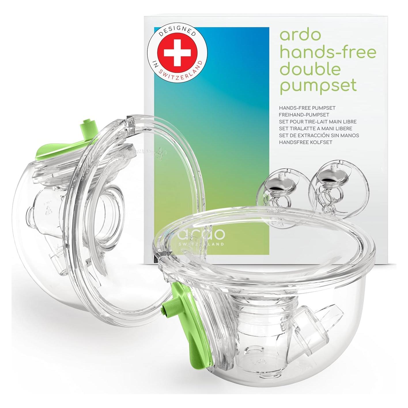 Bomba Doble Manos Libres Ardo Alyssa con Insertos 24mm y 19mm