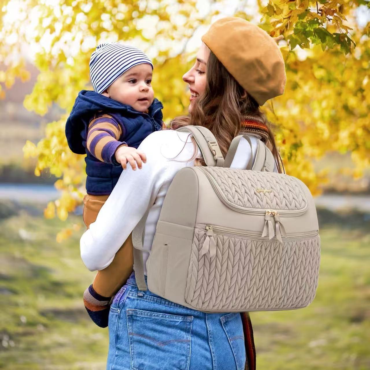 Bolsa de Pañales y Extractor de Leche Qualyphant 21L