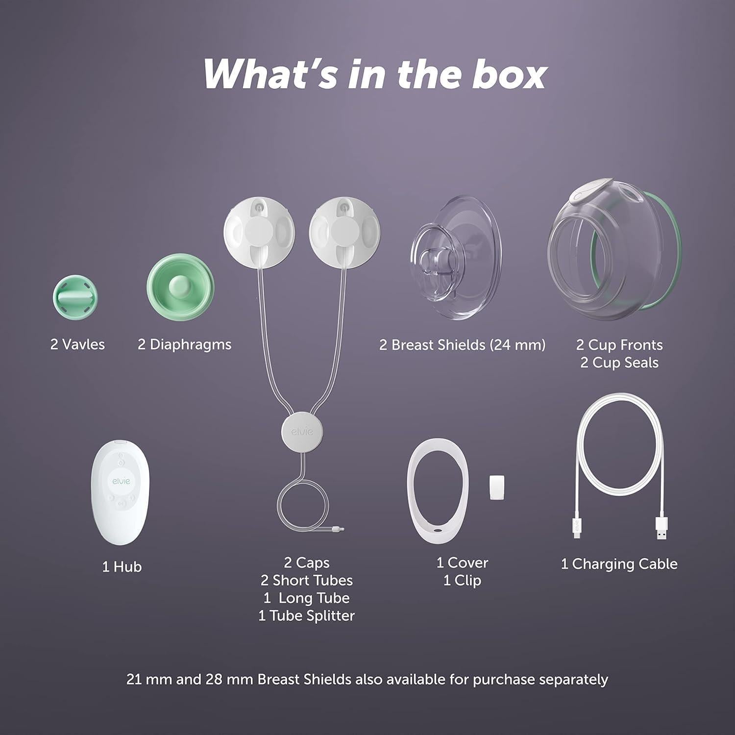 Bomba de Pecho Eléctrica Elvie Stride Plus - Control App - 150ml