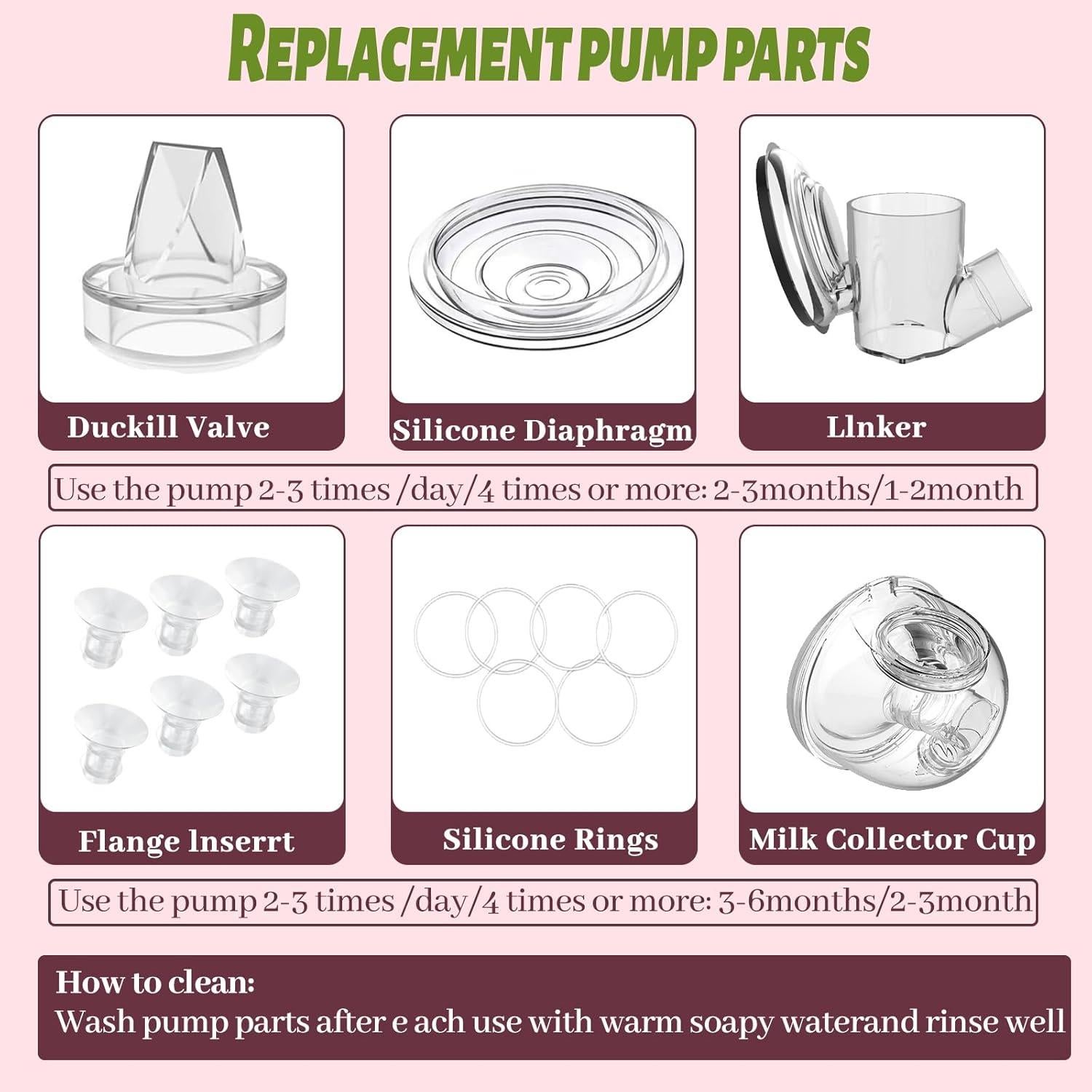 Juego de 10 Piezas: Diafragmas y Válvulas Duckbill Bliblo