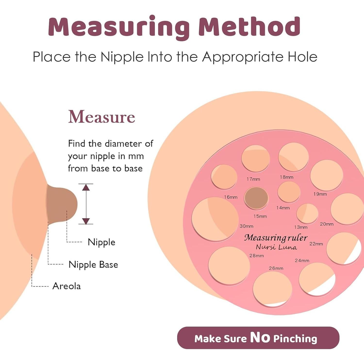 Kit de Insertos de Brida 10PCS Silicona Nursi Luna 13-21mm