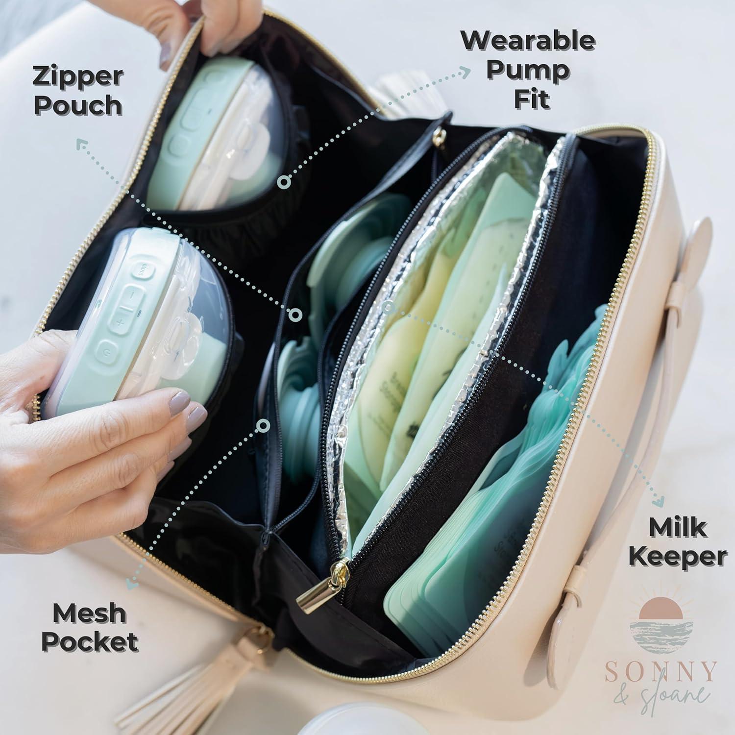 Bolsa Extractora de Leche Materna Vegana Sonny Sloane - Luxe Latte