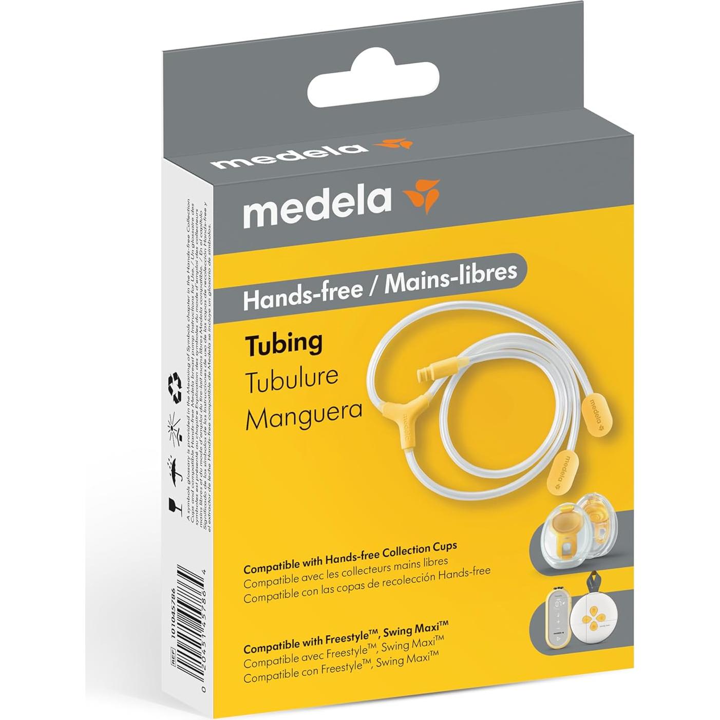 Tubos de Reemplazo Medela para Copas Manos Libres - 1 Unidad