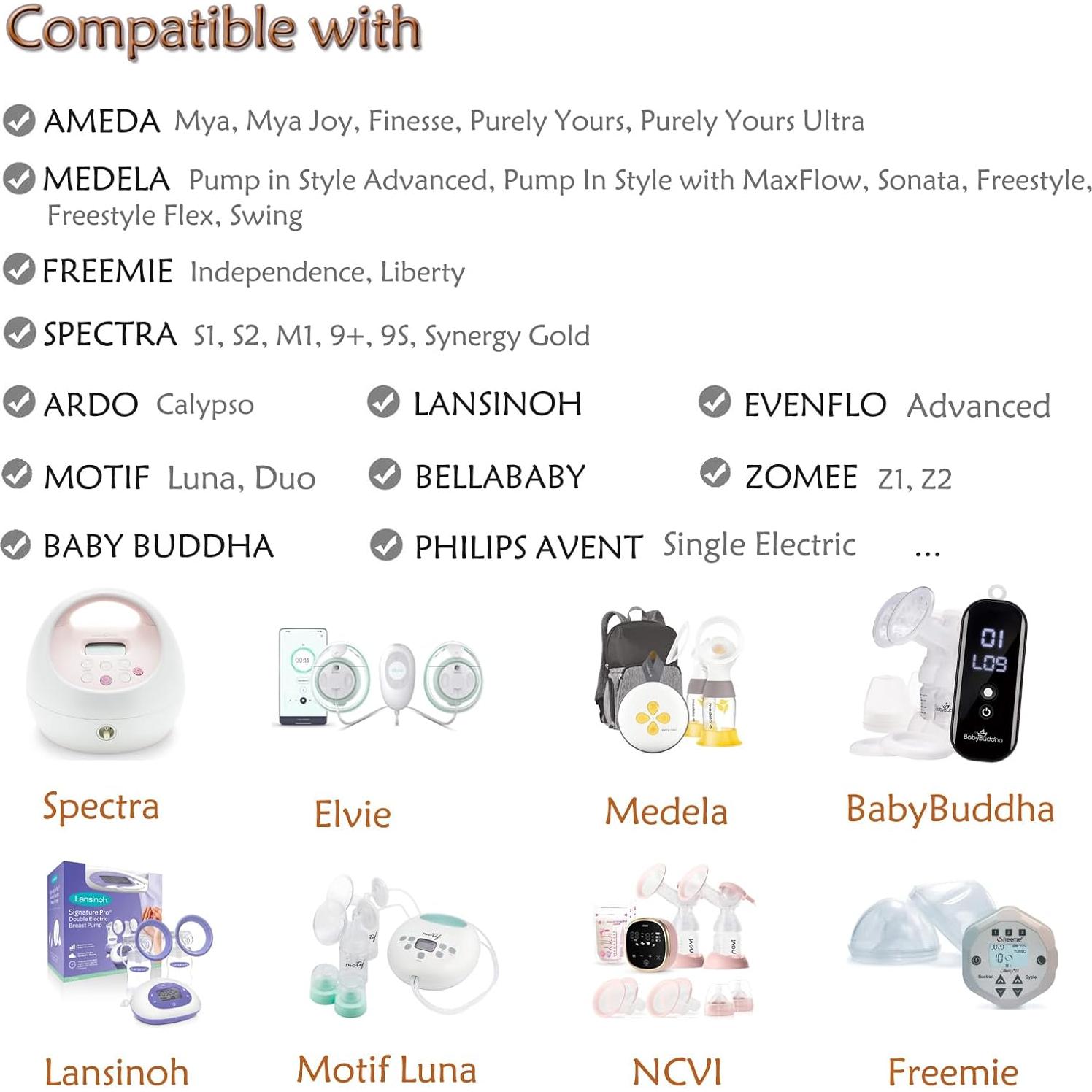 Tazas de Silicona para Recolección de Leche Materna Bwcece - 2 Unidades