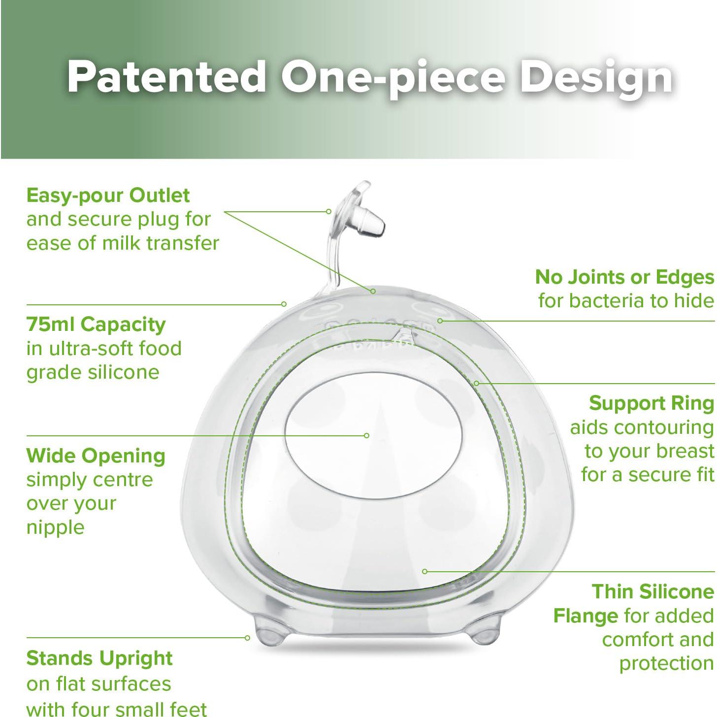 Recolector de Leche Materna Haakaa Mariquita 75ml 2 Pcs