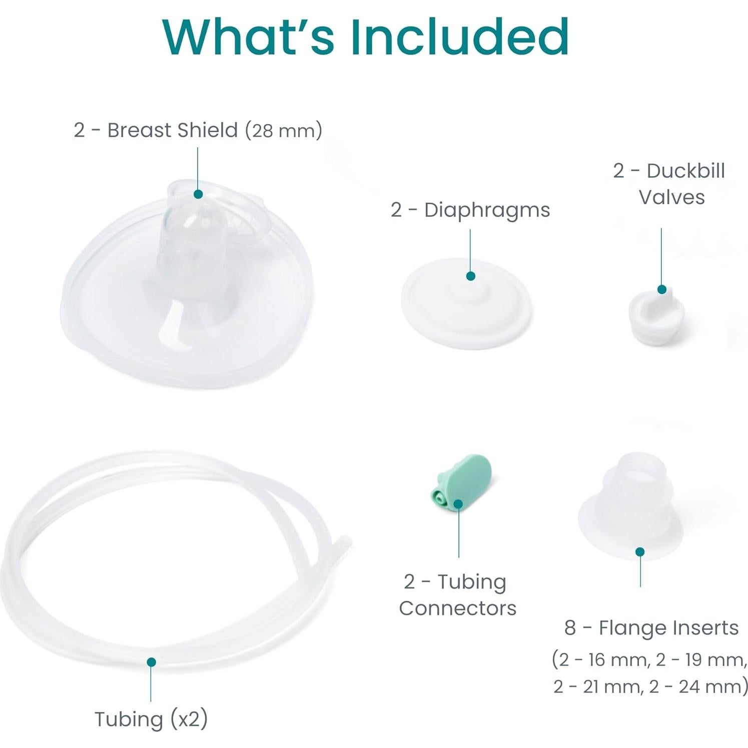 Cups de recolección de leche Motif Medical 148 ml - Manos libres